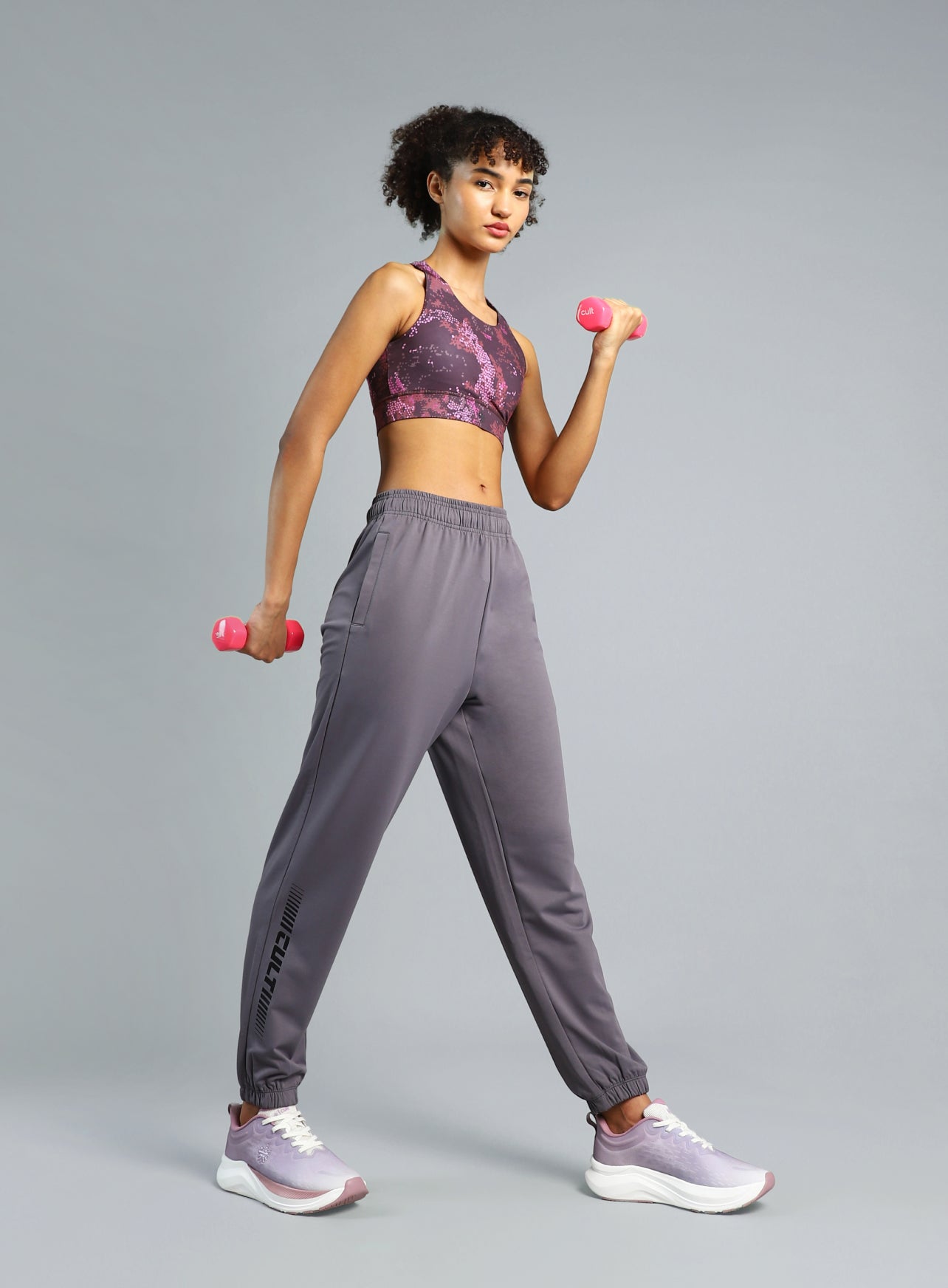 Women's Dark Grey Training All Form Joggers