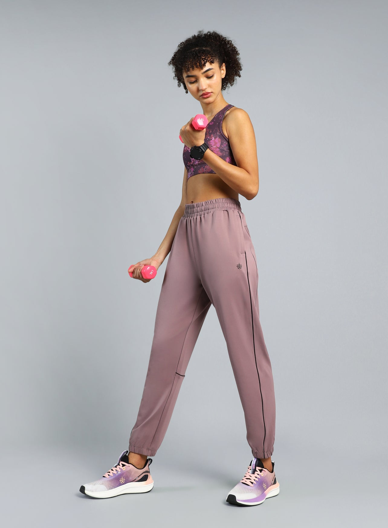 Women's Purple Training Sculpted Joggers