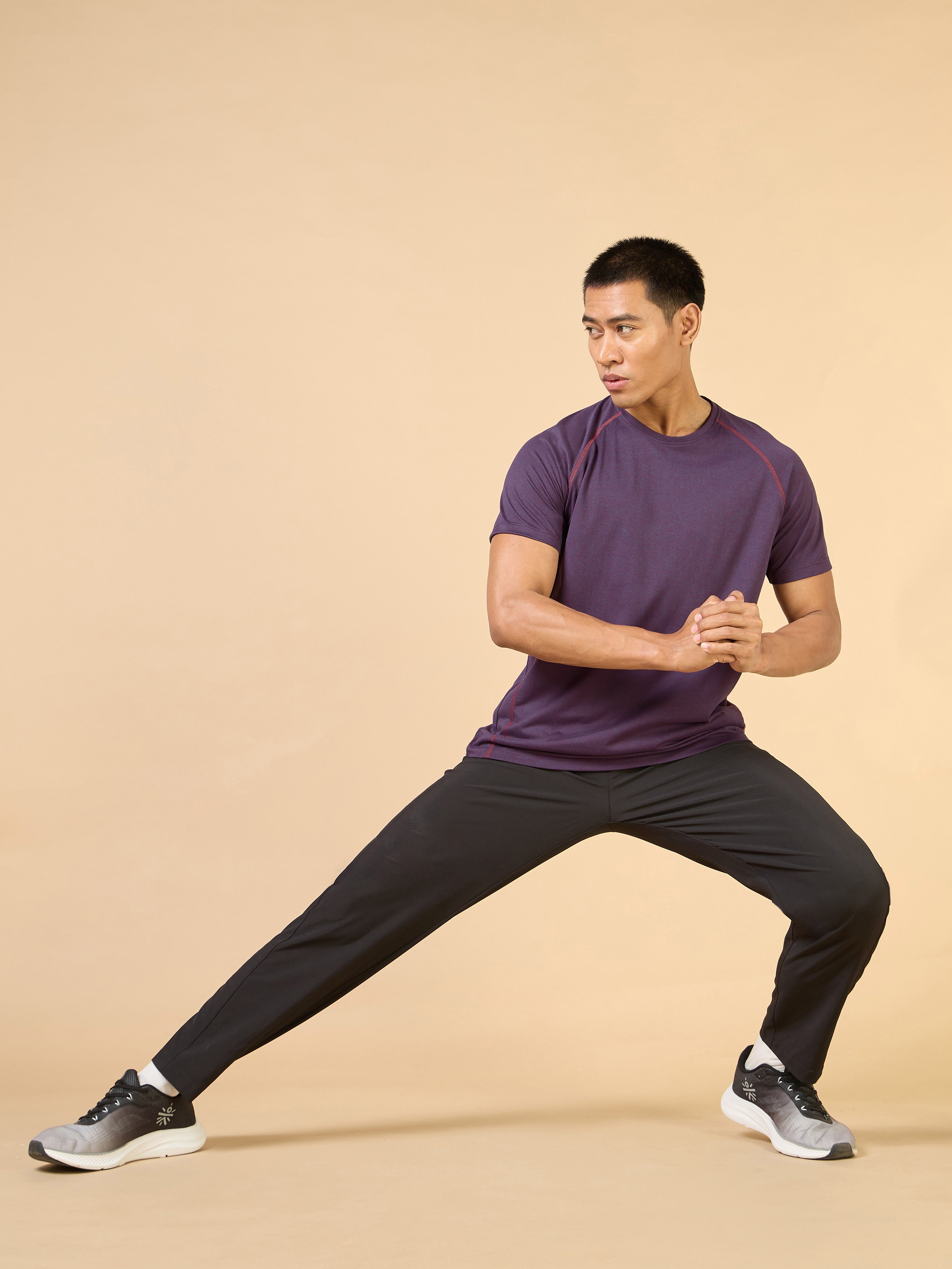 Men's Purple Training Sculpted COMFORTech T-shirt