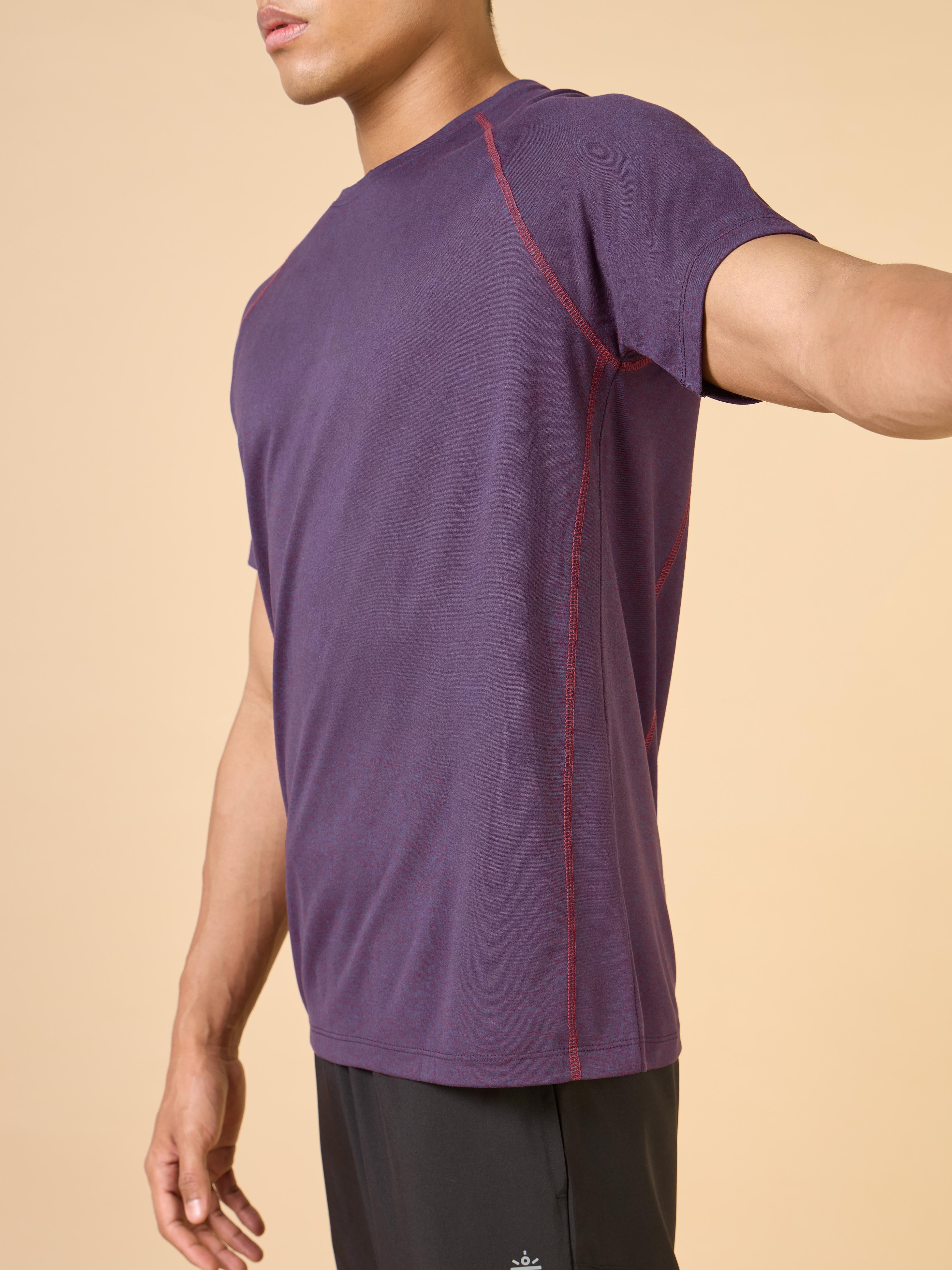 Men's Purple Training Sculpted COMFORTech T-shirt