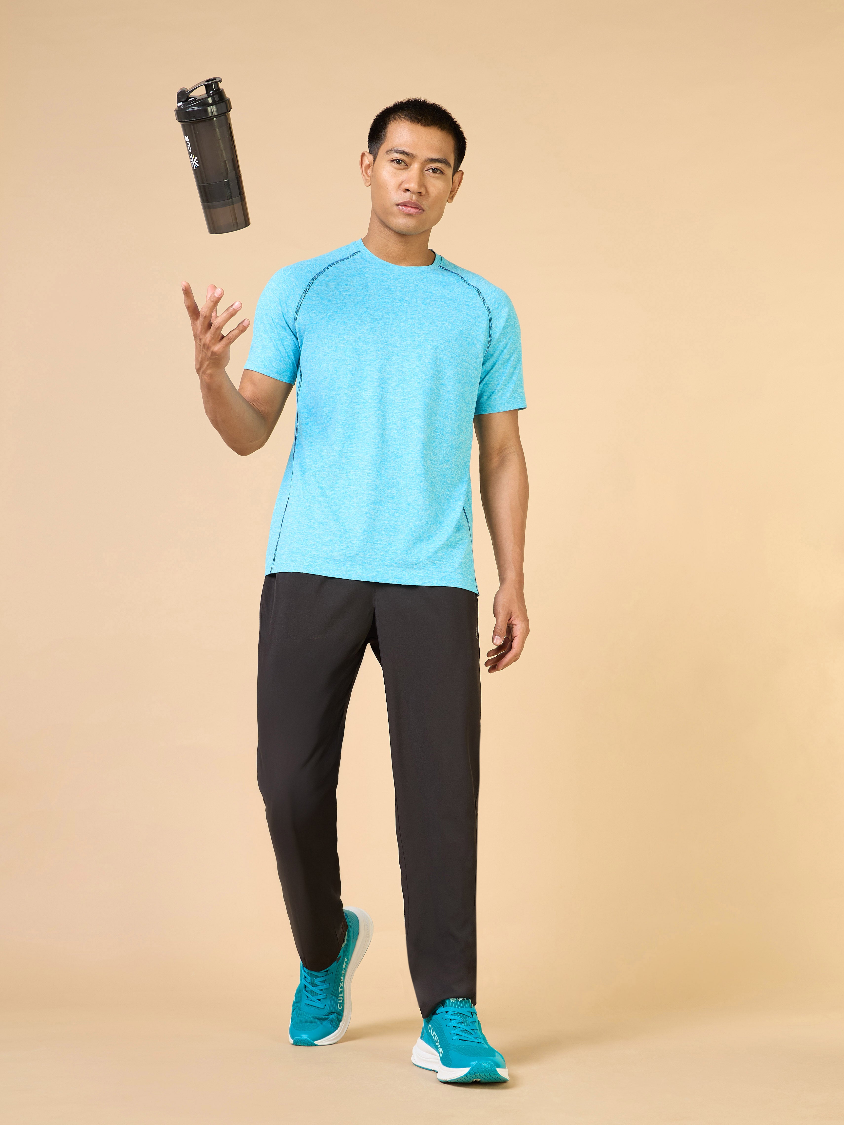 Men's Turquoise Training Sculpted COMFORTech T-shirt