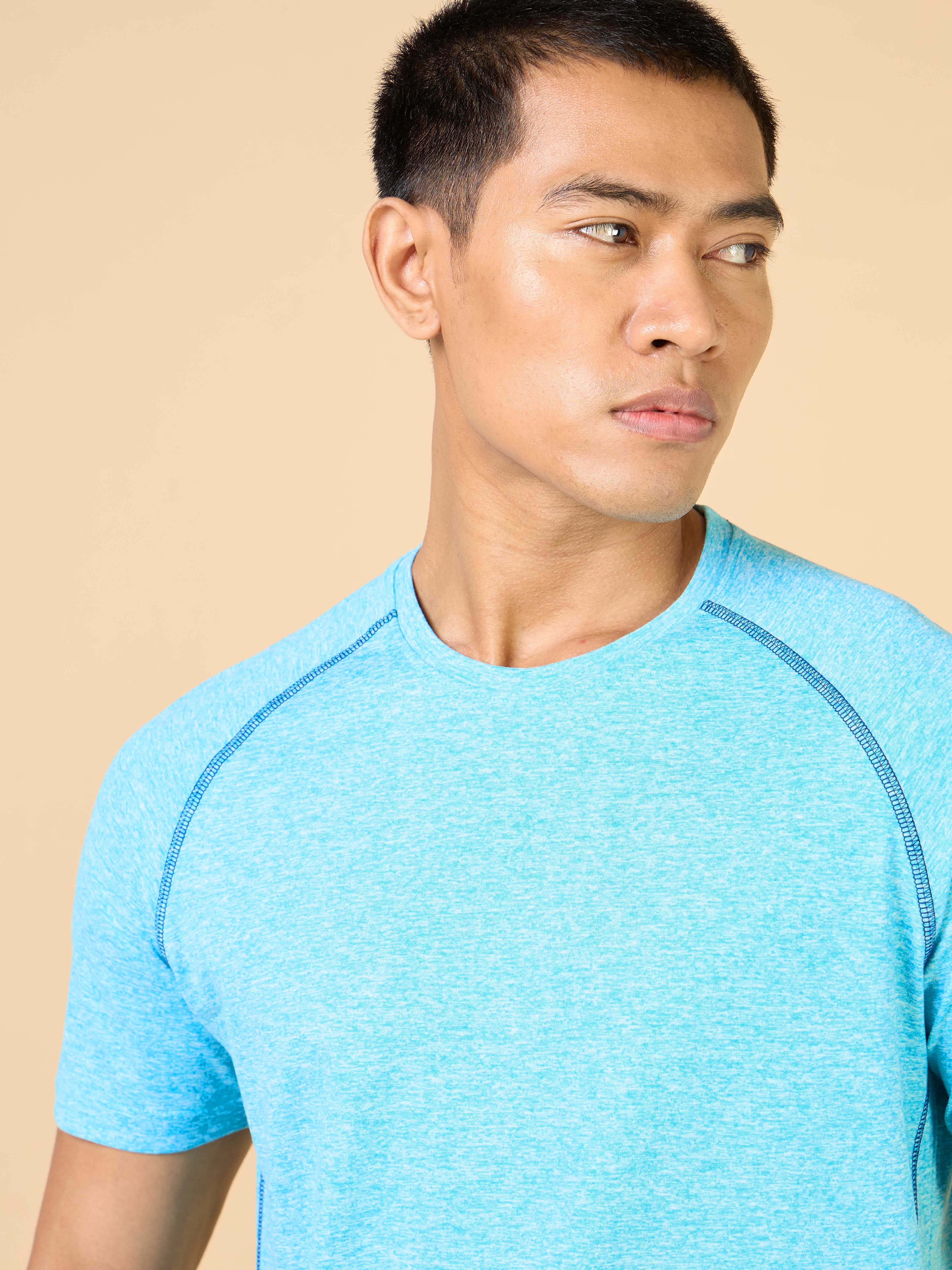Men's Turquoise Training Sculpted COMFORTech T-shirt