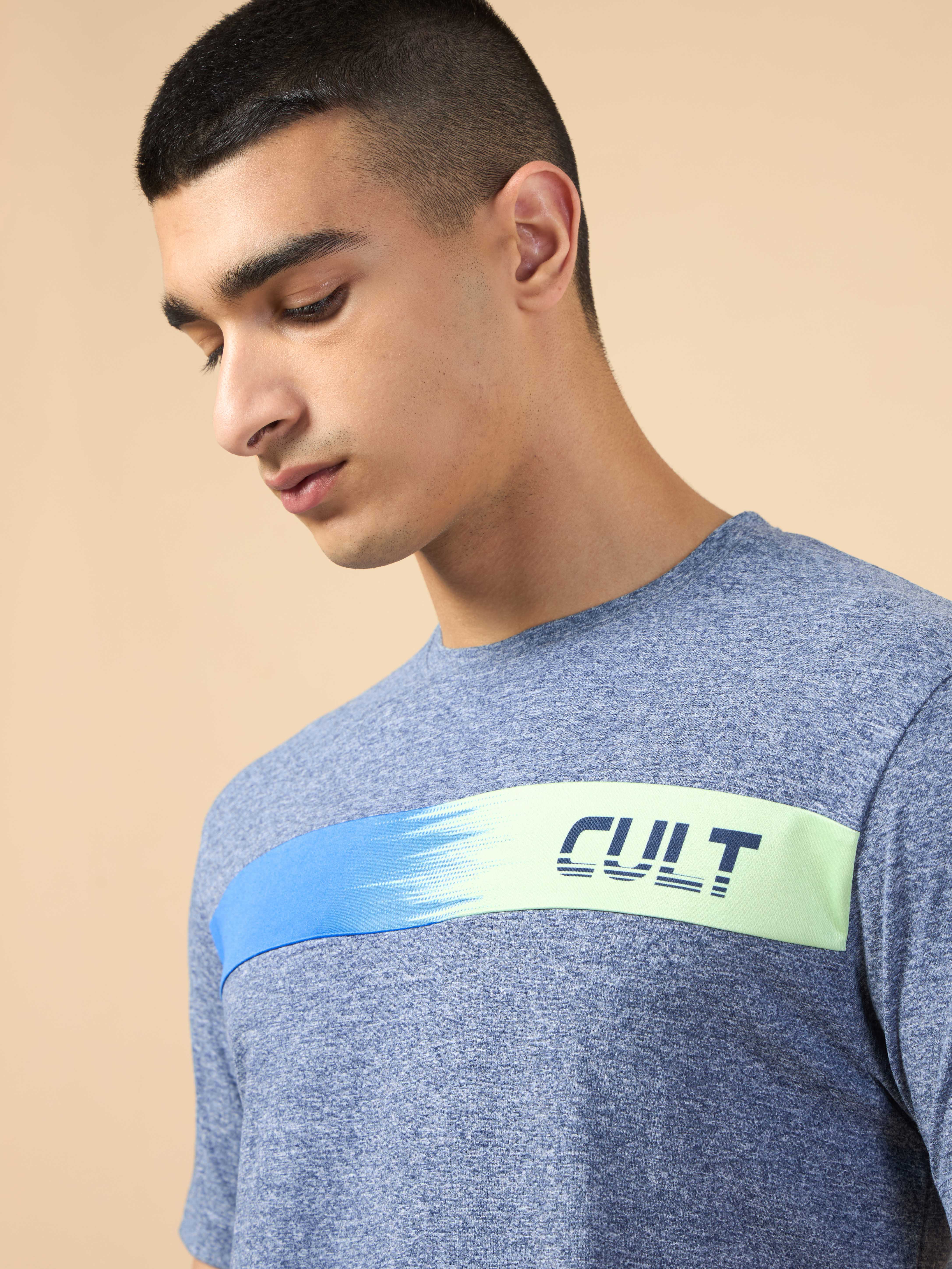 Men's Navy Cult Graphic COMFORtech T-shirt