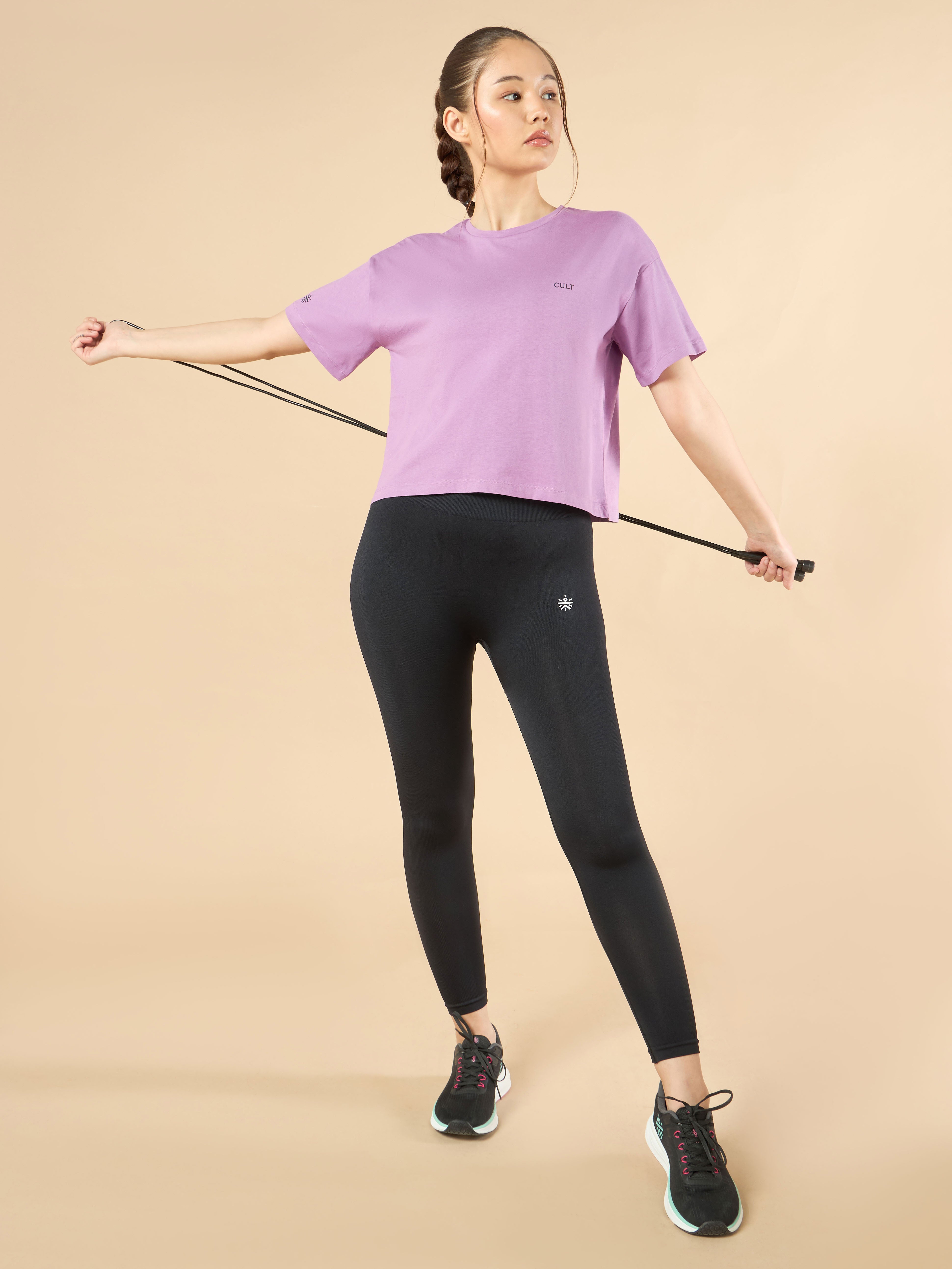 Women's Purple Workout Essential T-shirt