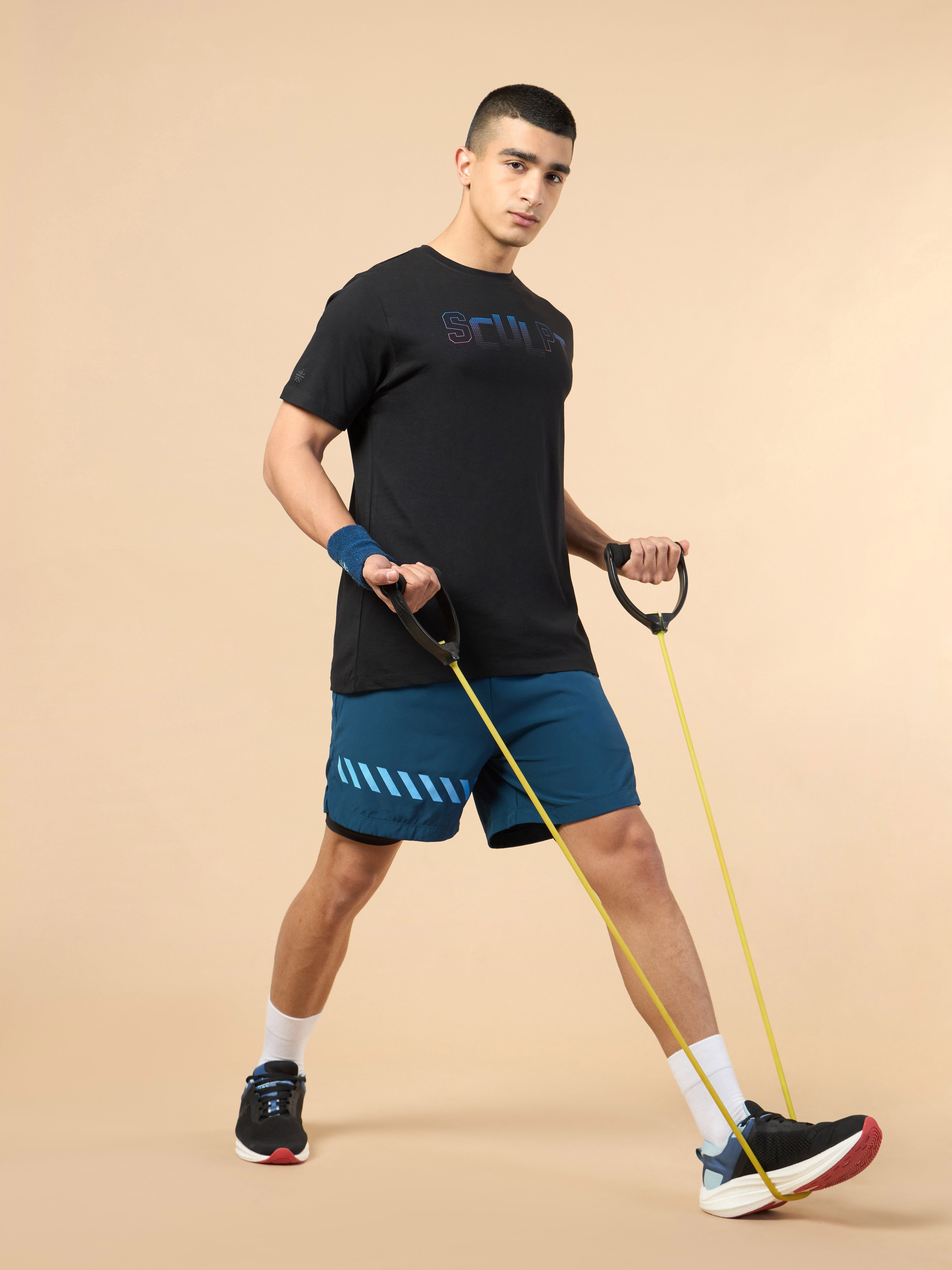 Men's Black Sculpt Graphic T-shirt