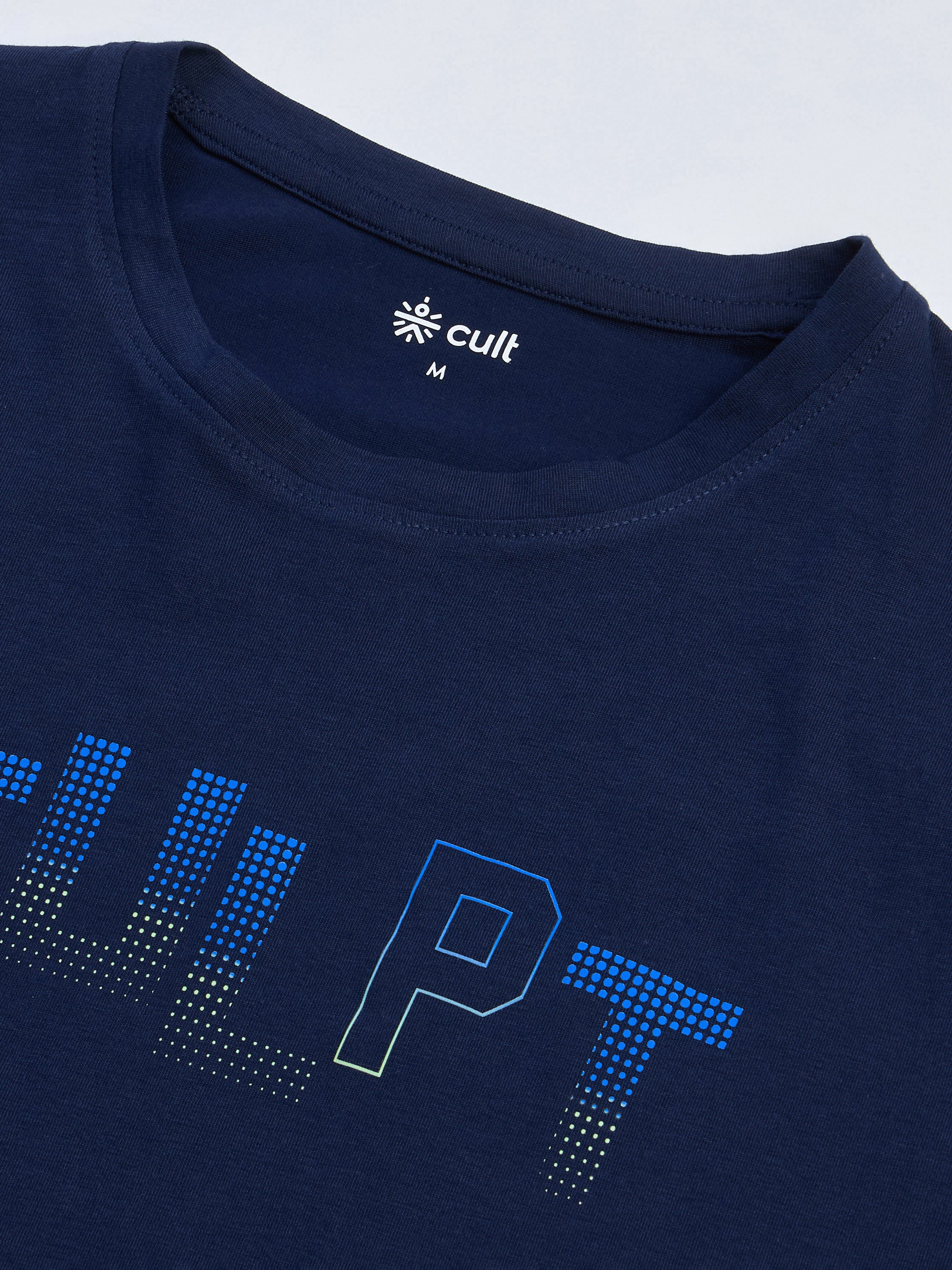 Men's Navy Sculpt Graphic T-shirt