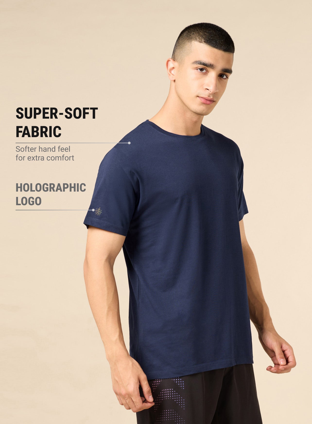 Men's Navy Cult Brand Carrier Training T-shirt