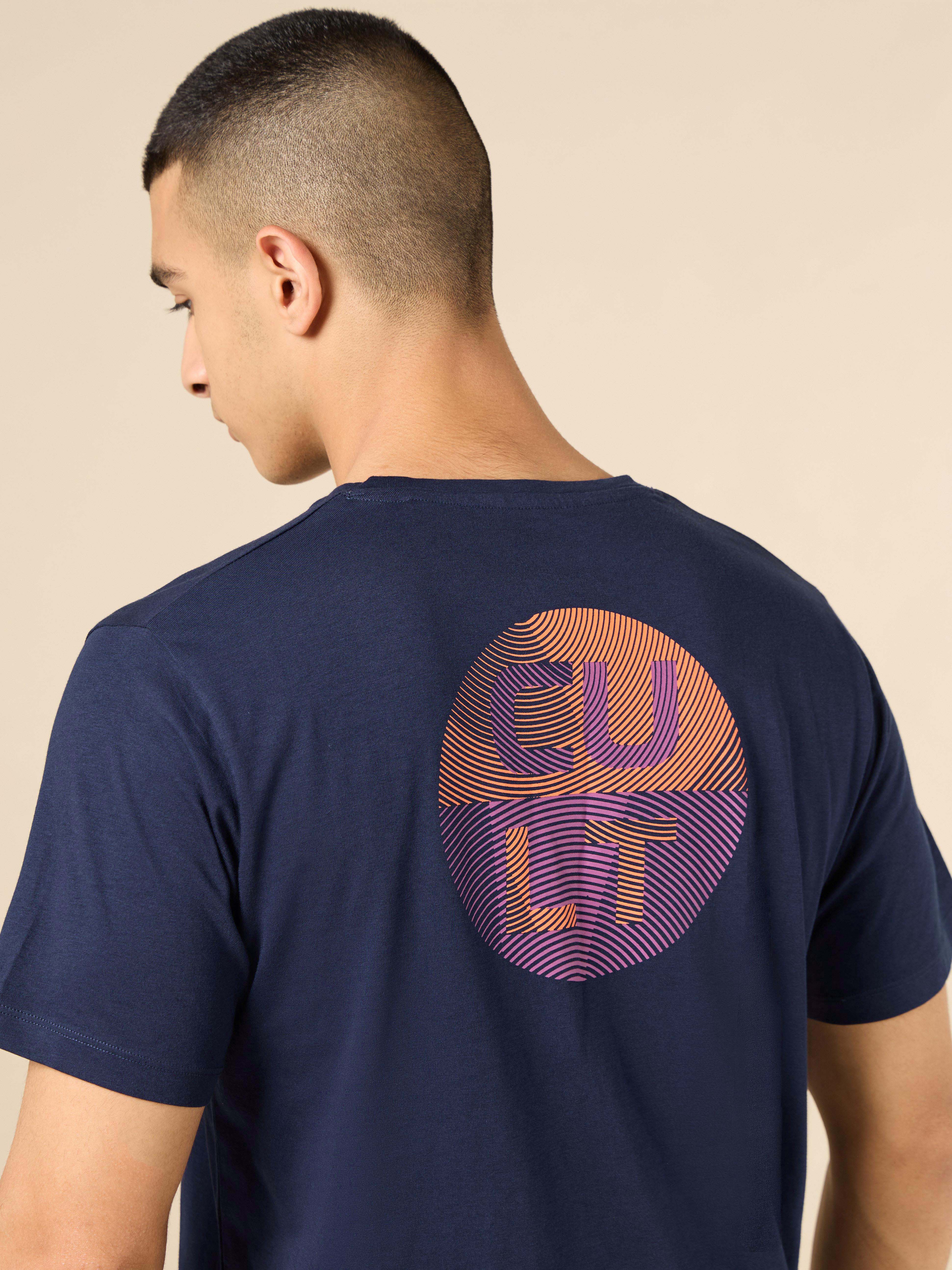 Men's Navy Cult Brand Carrier Training T-shirt