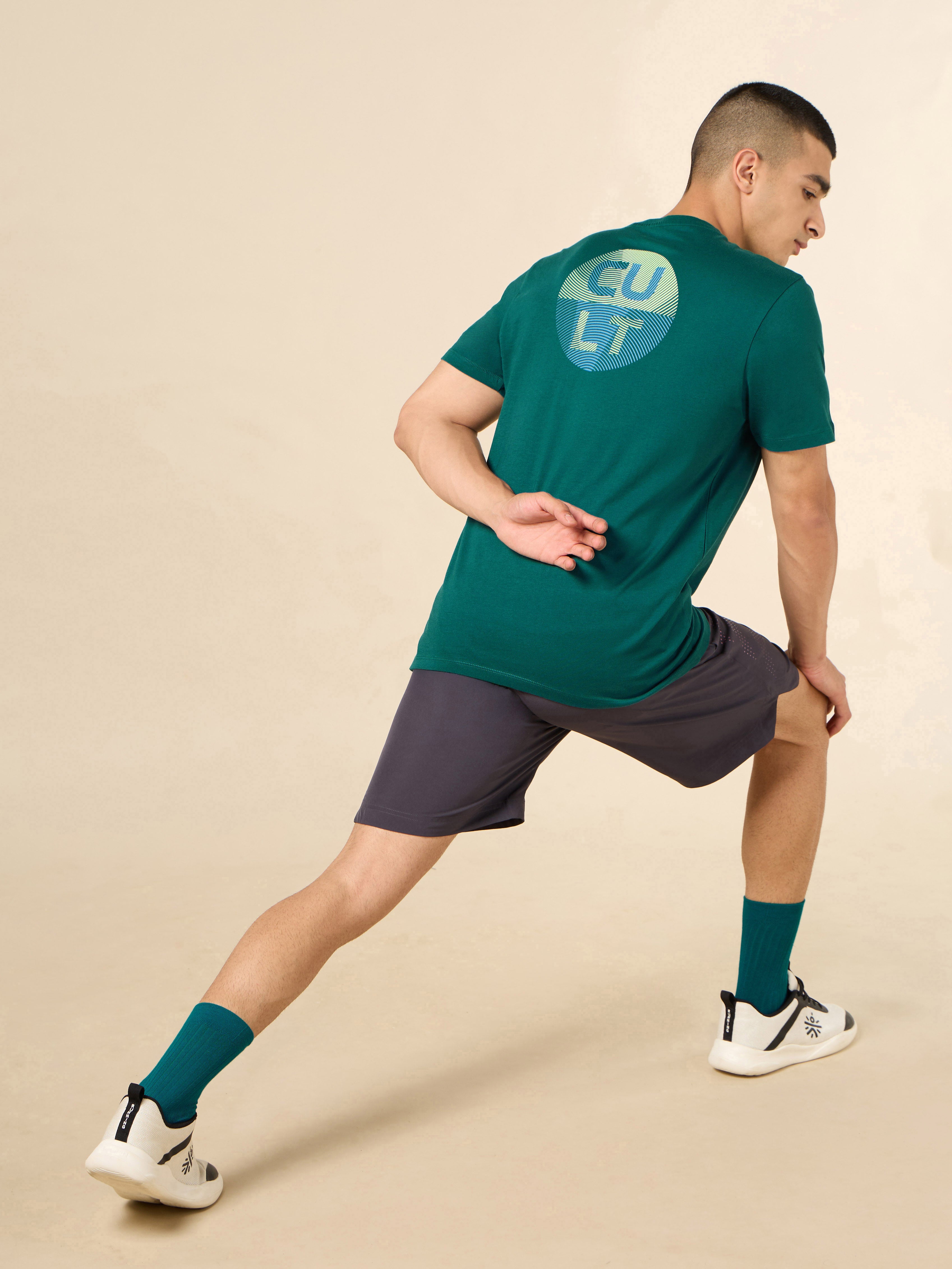 Men's Teal Cult Brand Carrier Training T-shirt