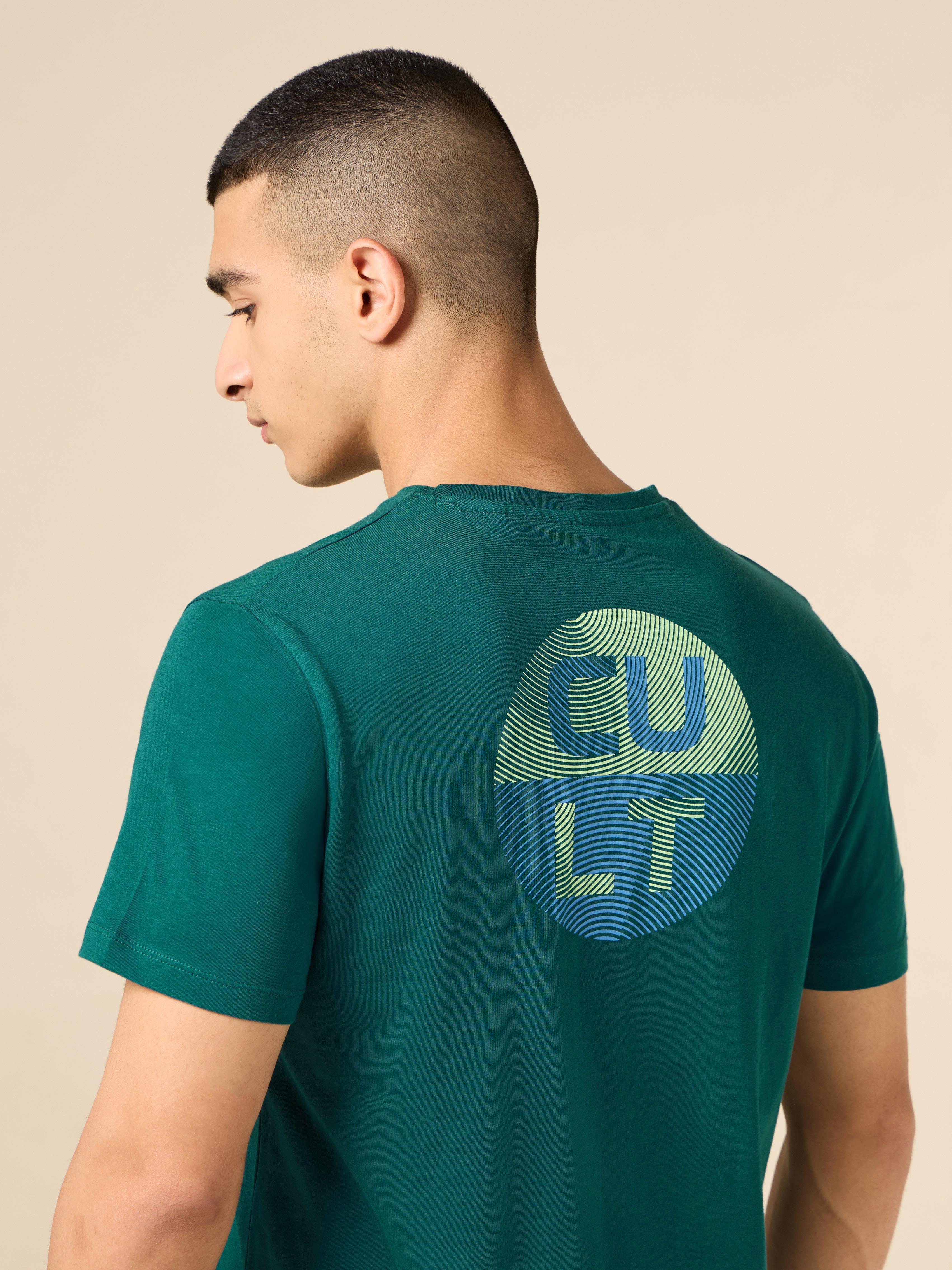 Men's Teal Cult Brand Carrier Training T-shirt