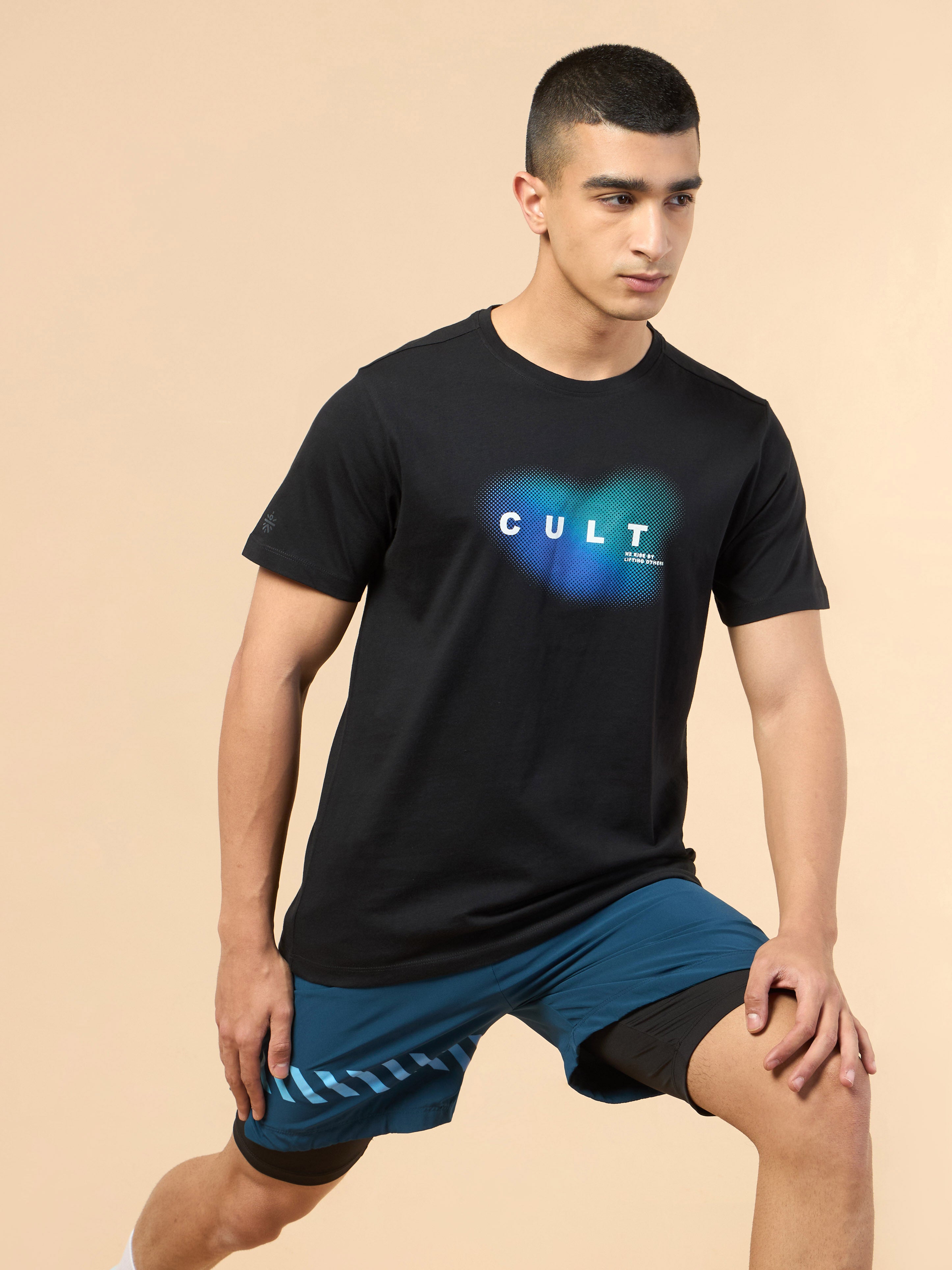 Men's Black Cult Training Graphic T-shirt