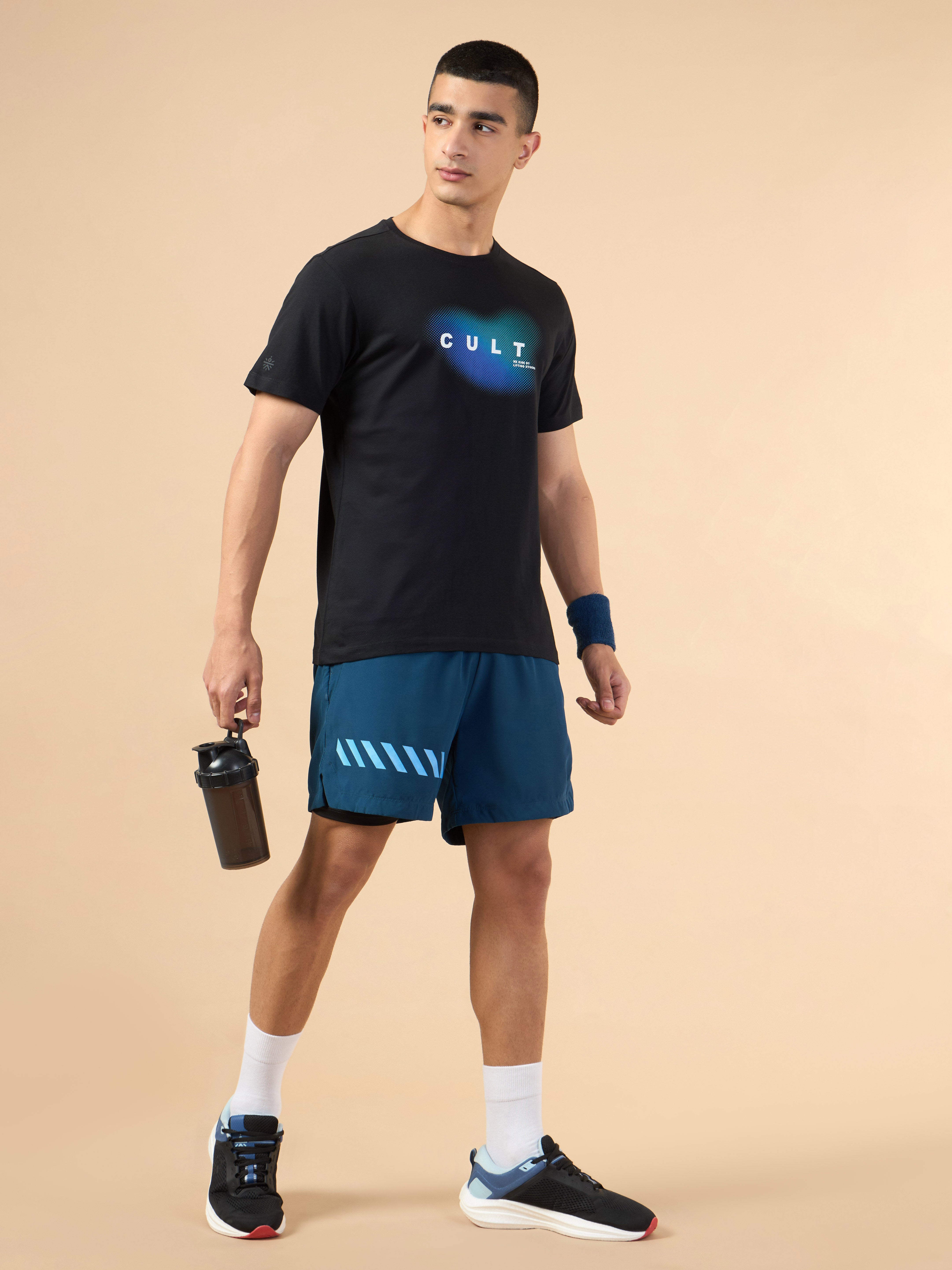 Men's Black Cult Training Graphic T-shirt