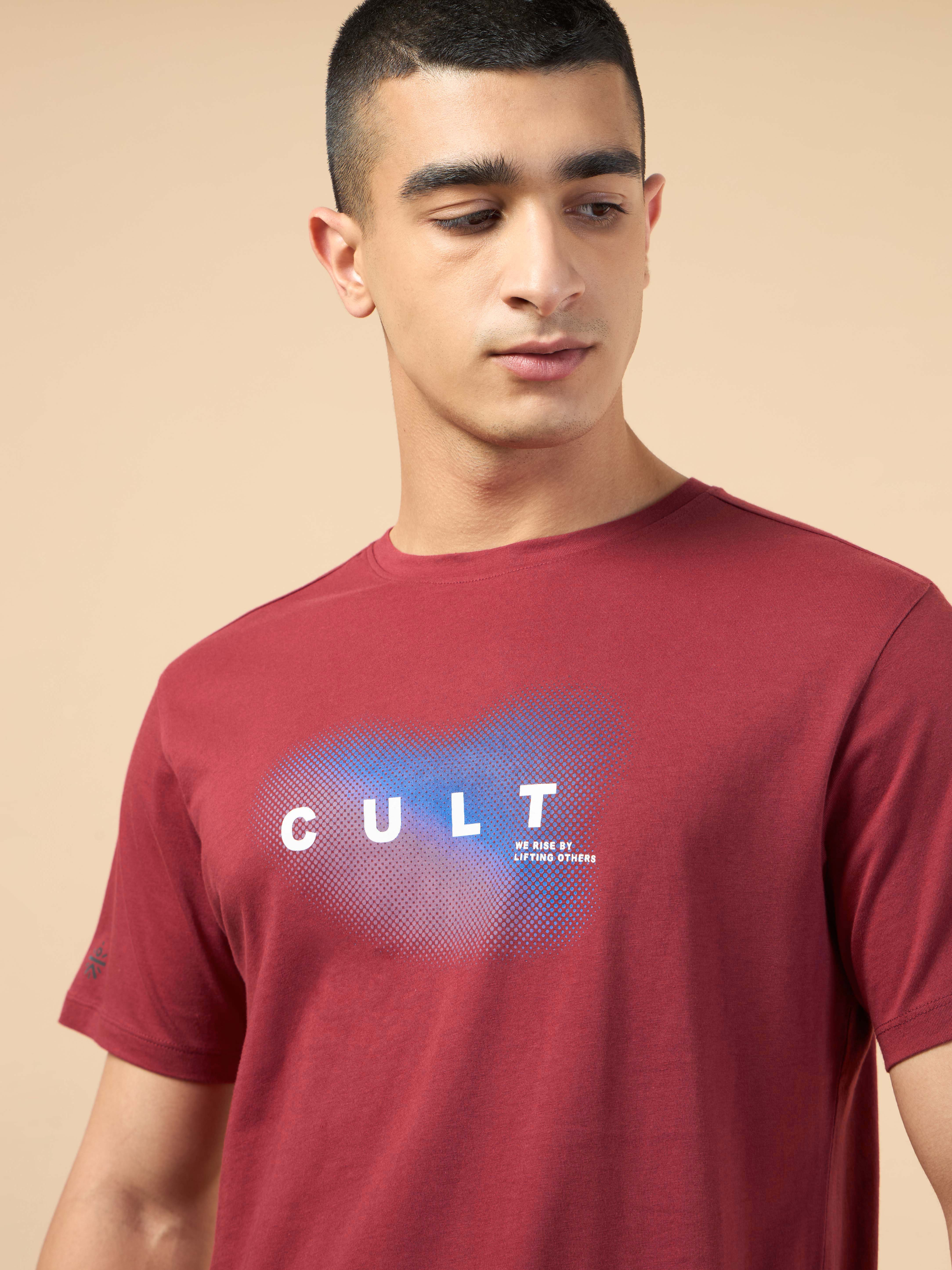 Men's Red Cult Training Graphic T-shirt