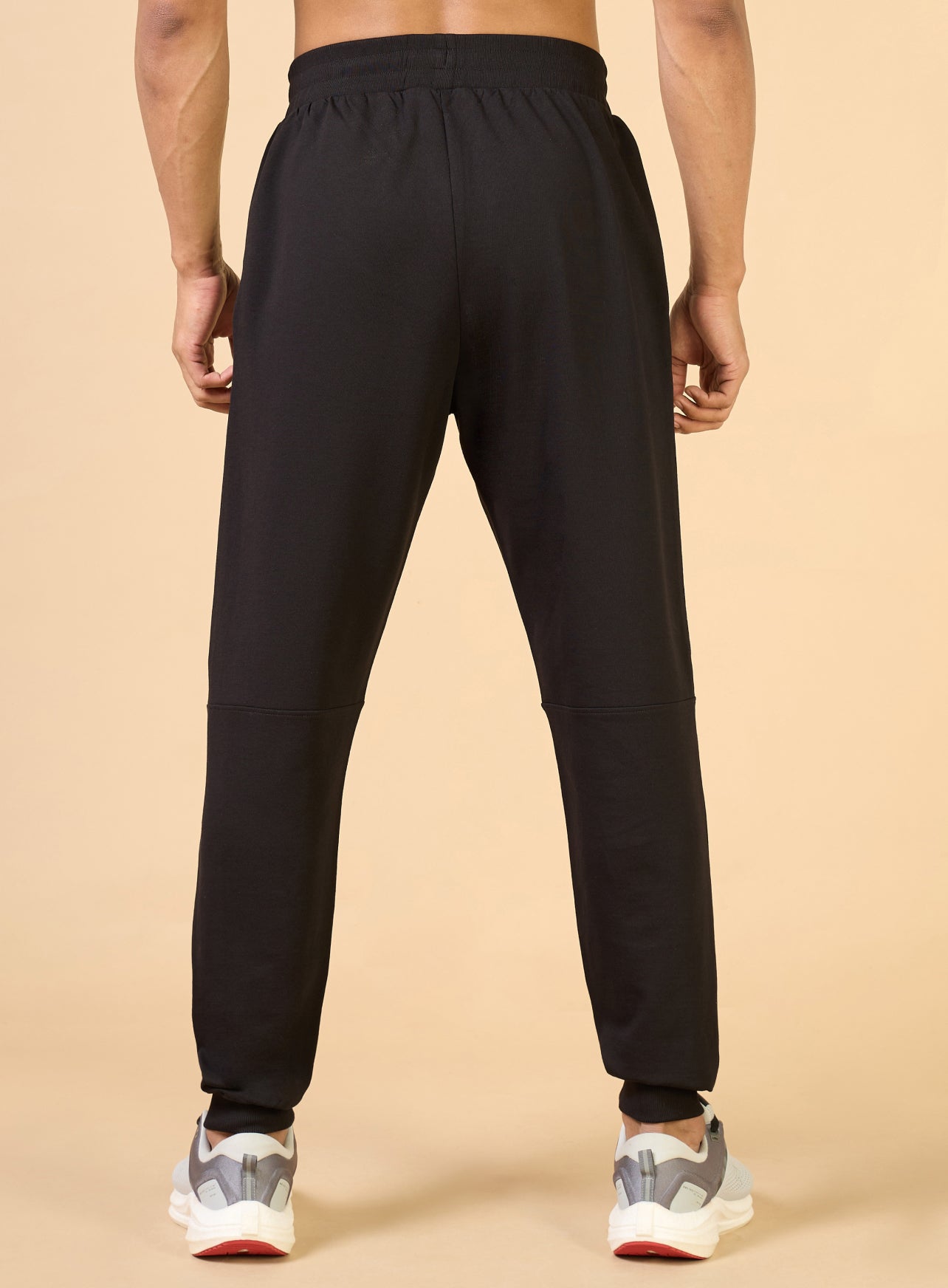 Men's Black Training Sculpted Joggers