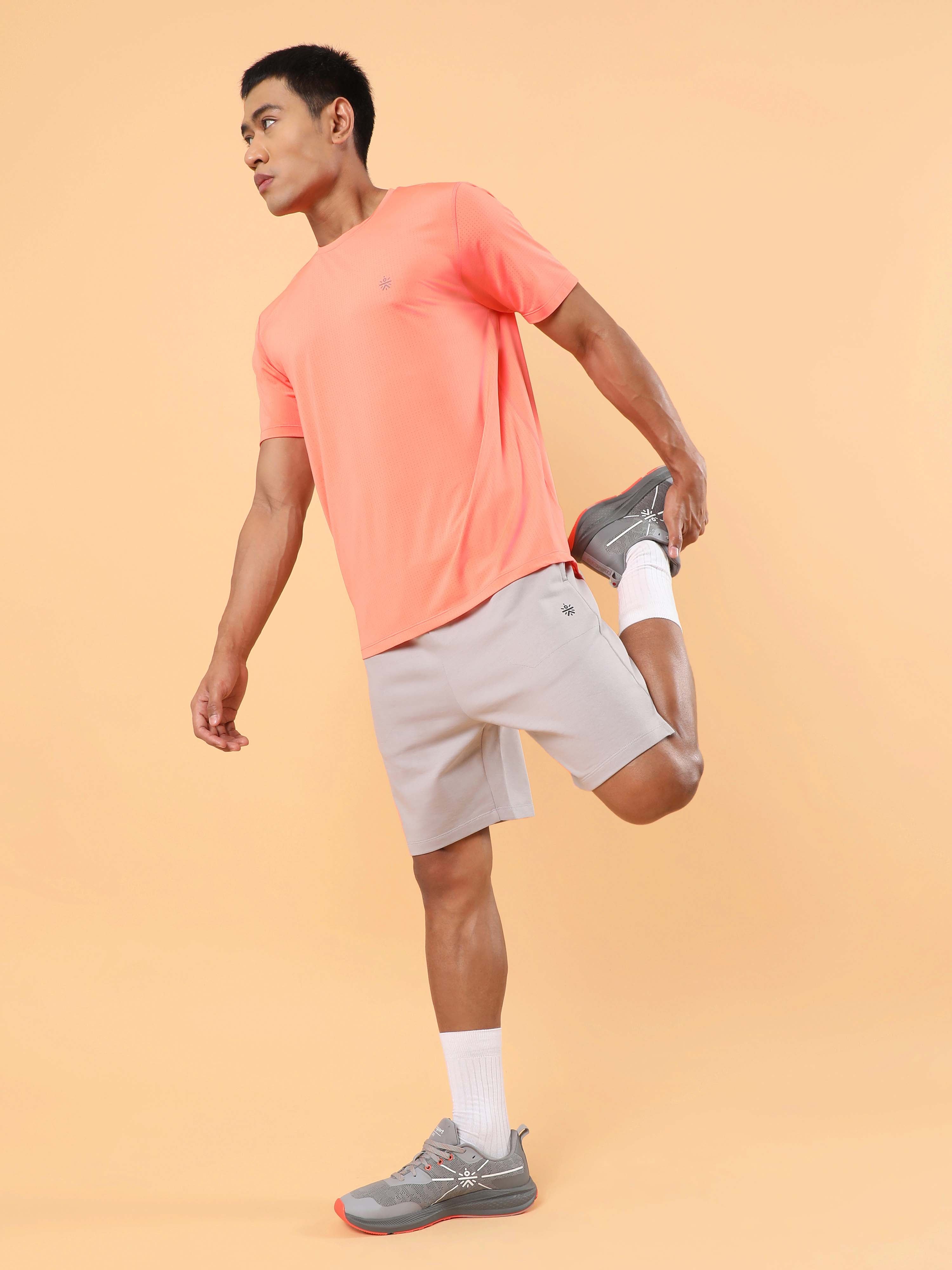 Men's Grey Training Sculpted Shorts