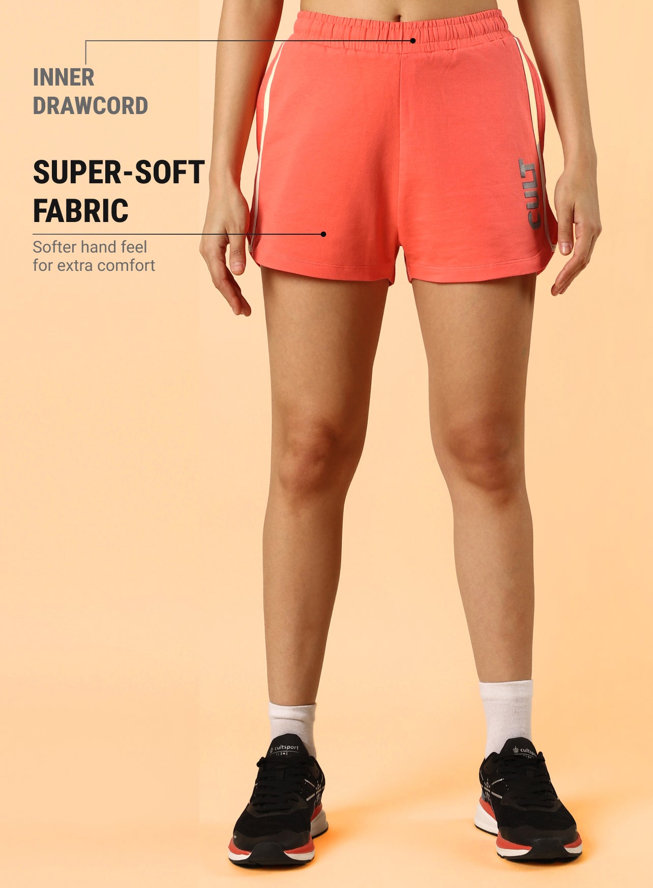 Women's Coral Club Brand Carrier Shorts