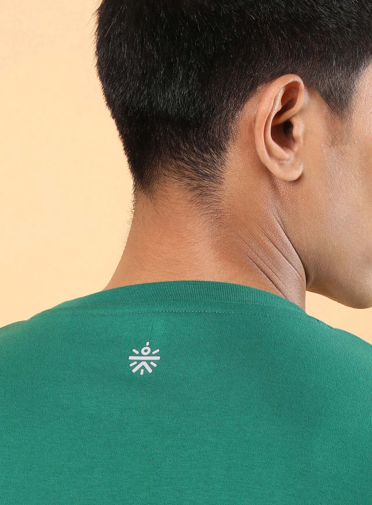 Men's Green Power Play Relaxed fit T-shirt