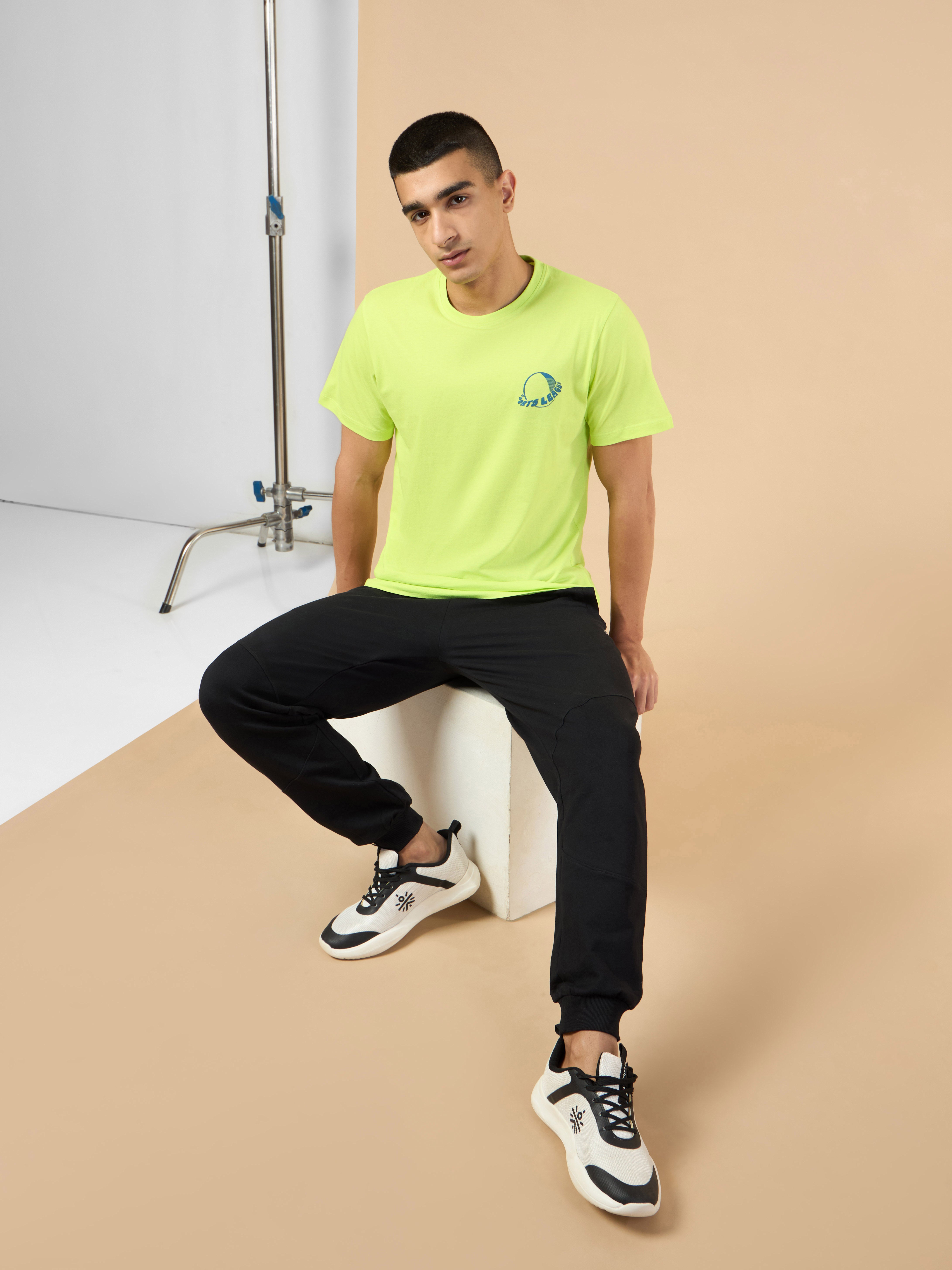 Men's Lime Sports League T-shirt