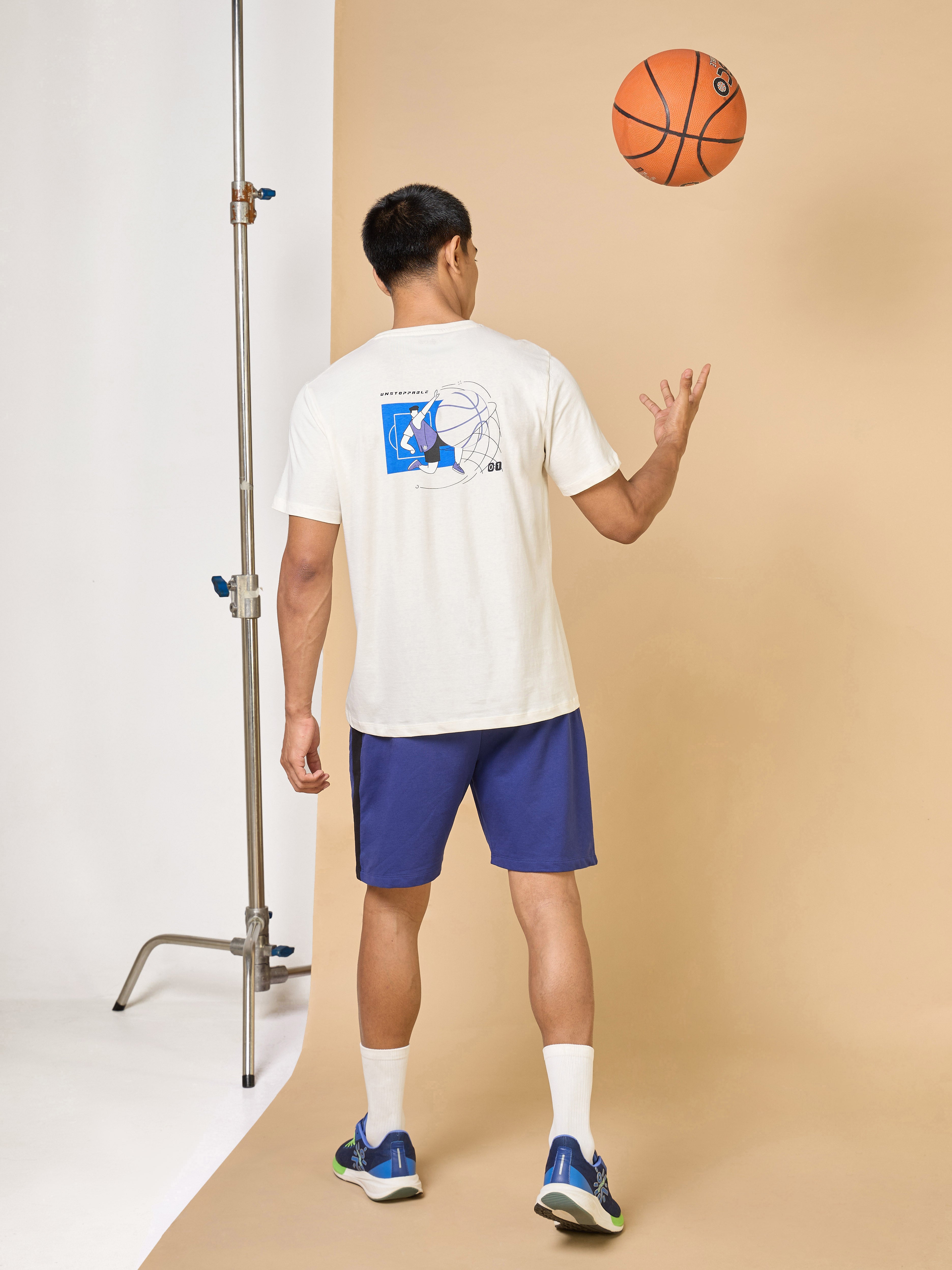 Men's Off White In Action Gracphic T-shirt