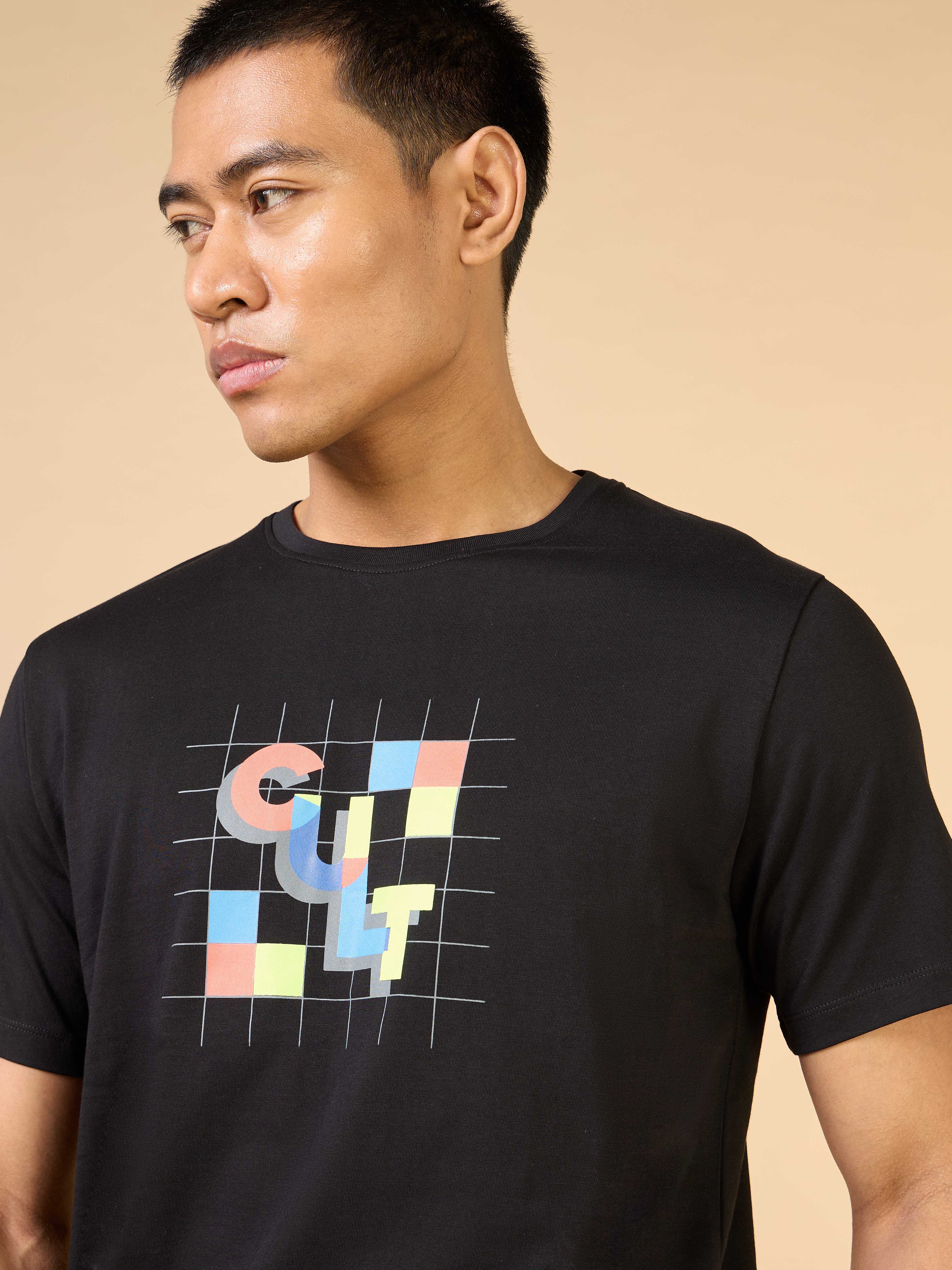 Men's Black Plug n Play Cult T-shirt