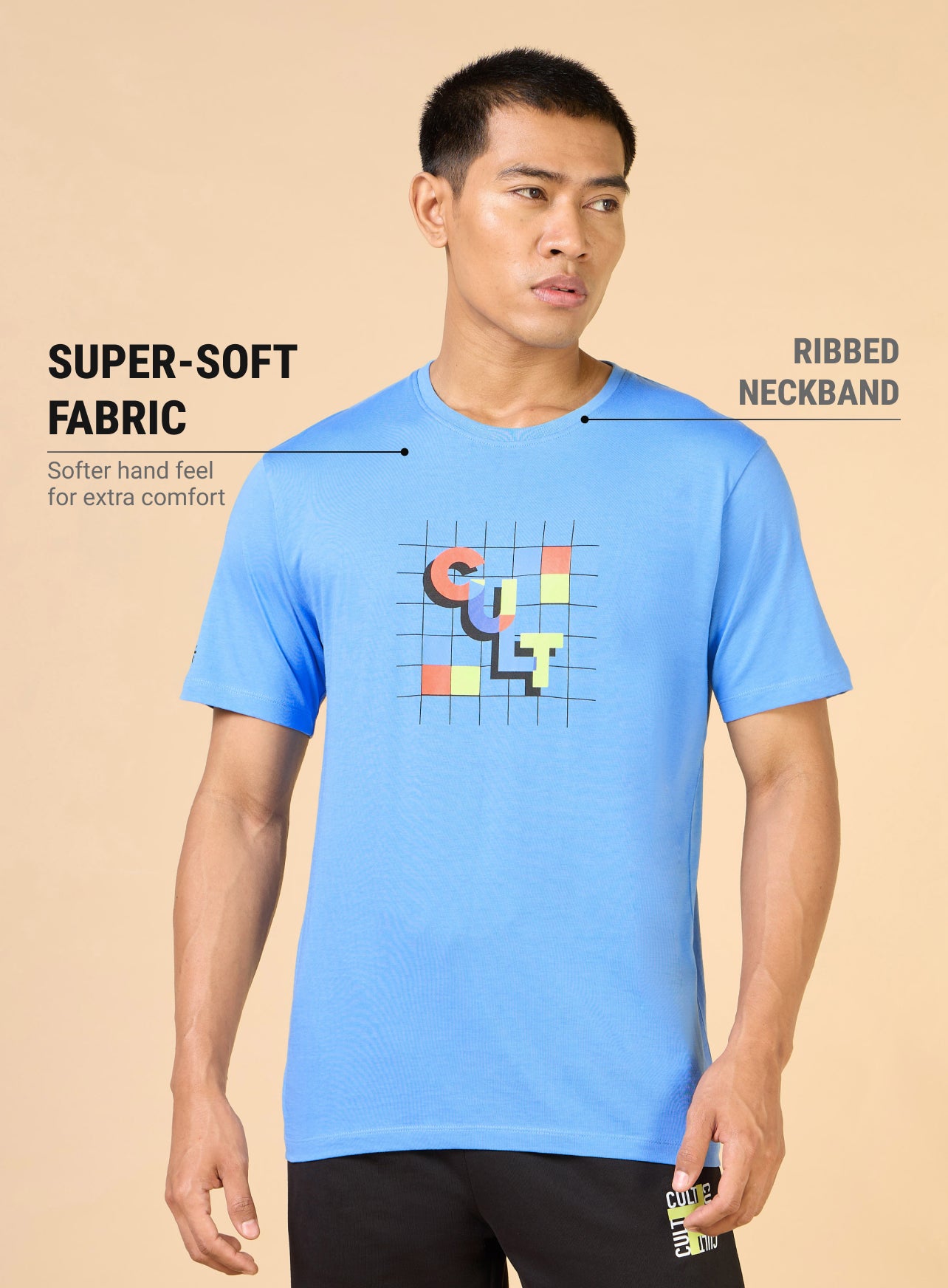 Men's Navy Plug n Play Cult T-shirt