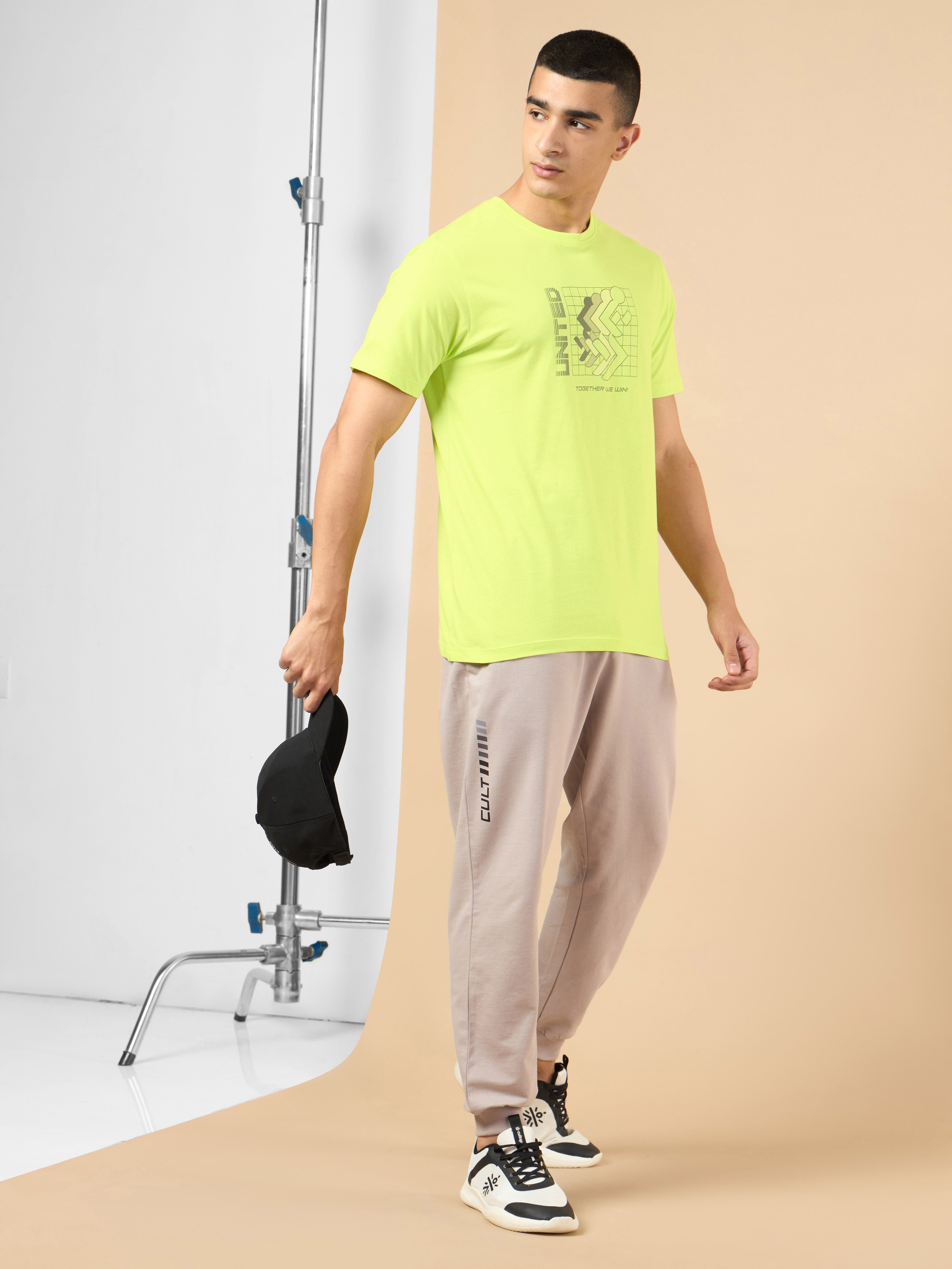 Men's Lime Marathon Graphic T-shirt