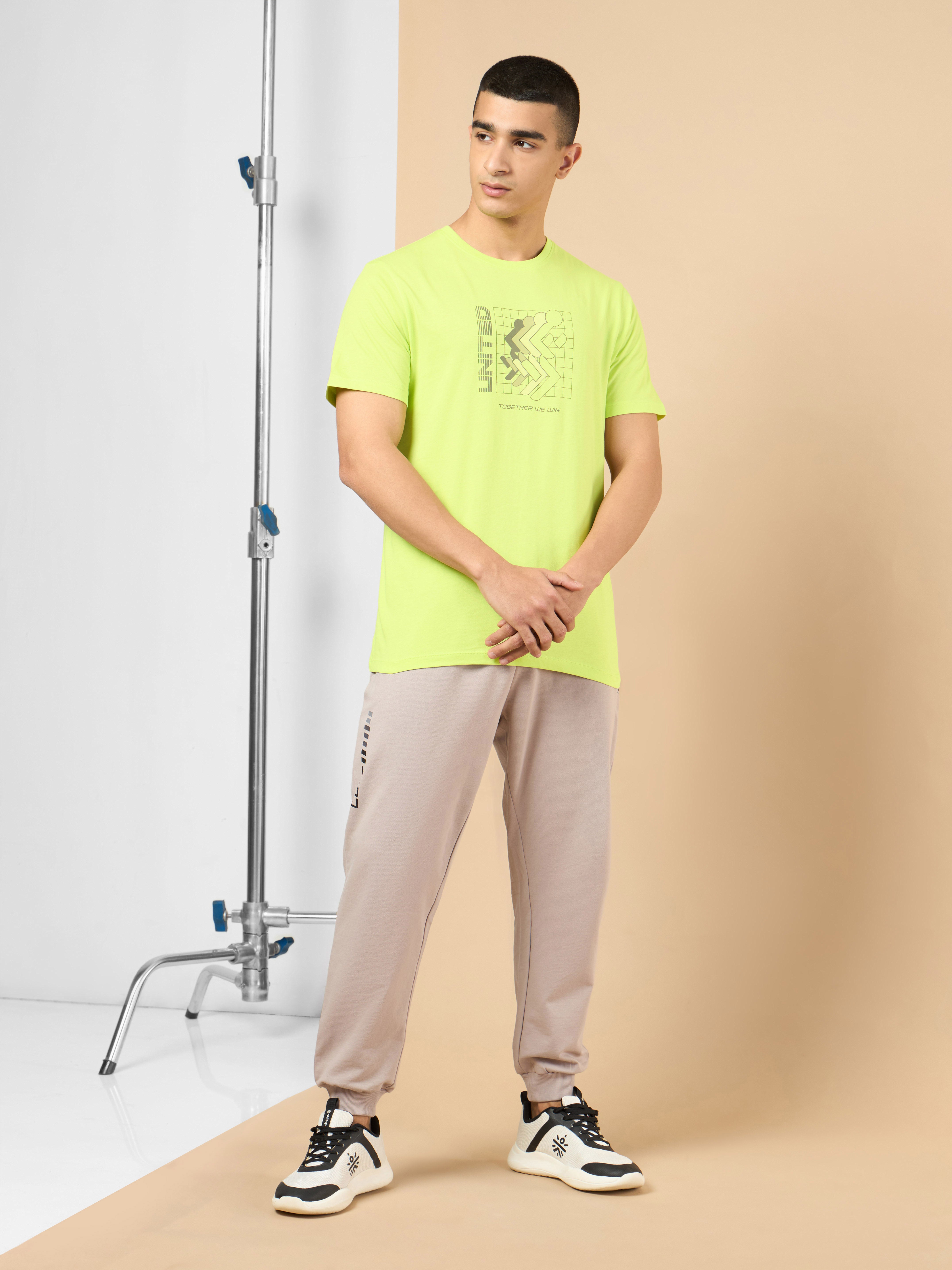 Men's Lime Marathon Graphic T-shirt