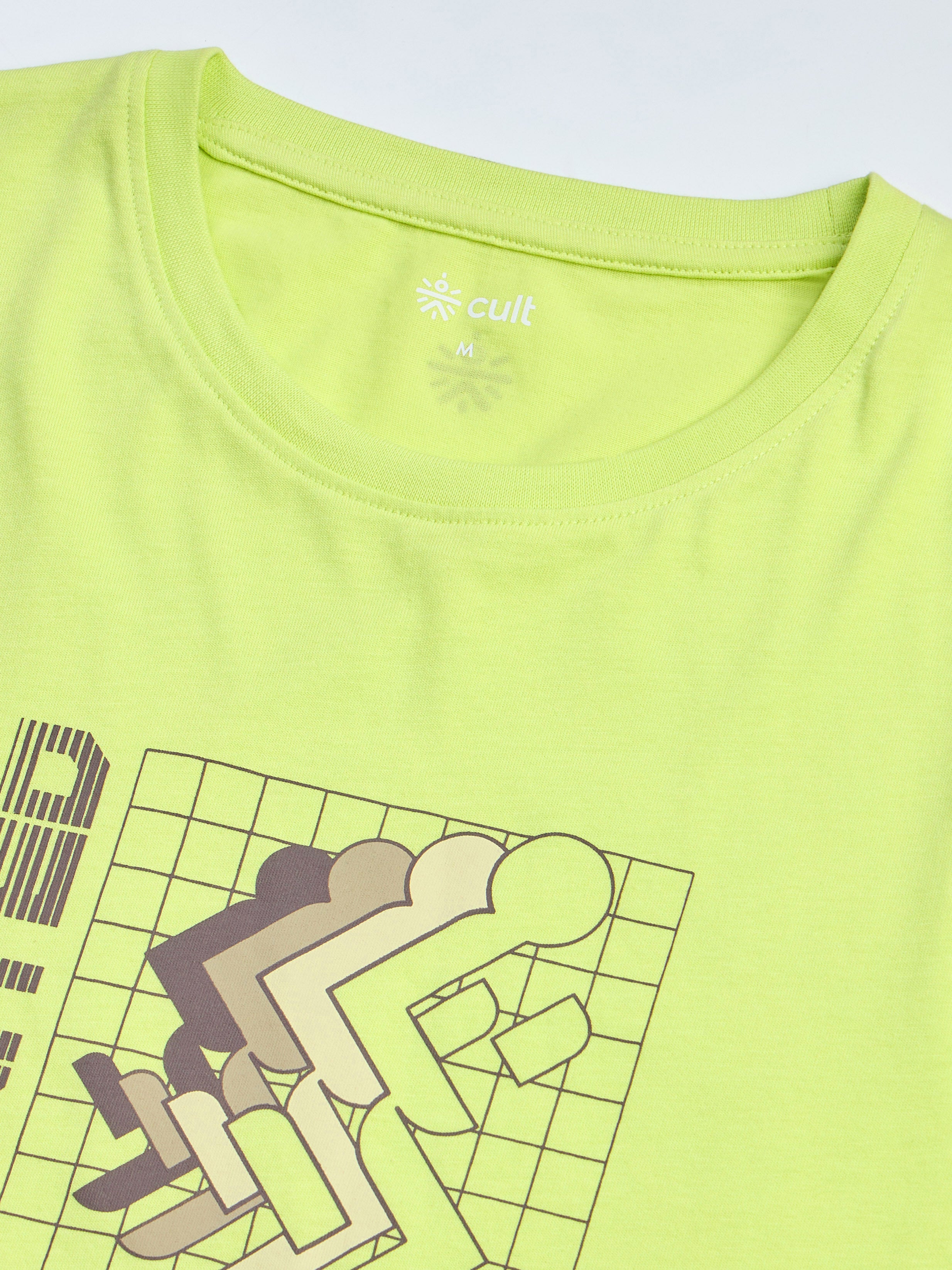 Men's Lime Marathon Graphic T-shirt