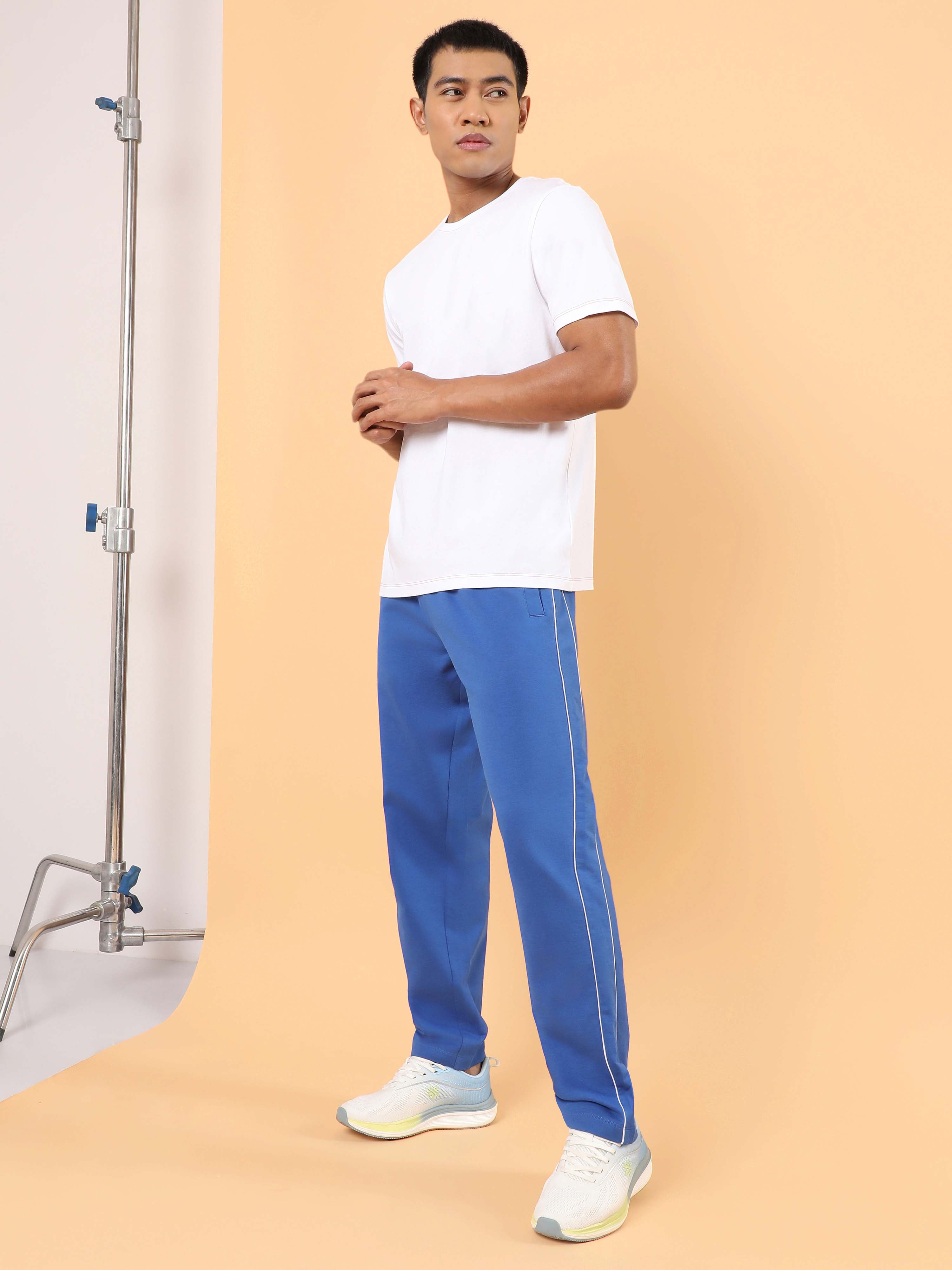 Men's Blue Level Up Sports Trackpants