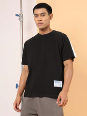 Men's Black Community Sports Relaxed fit T-shirt