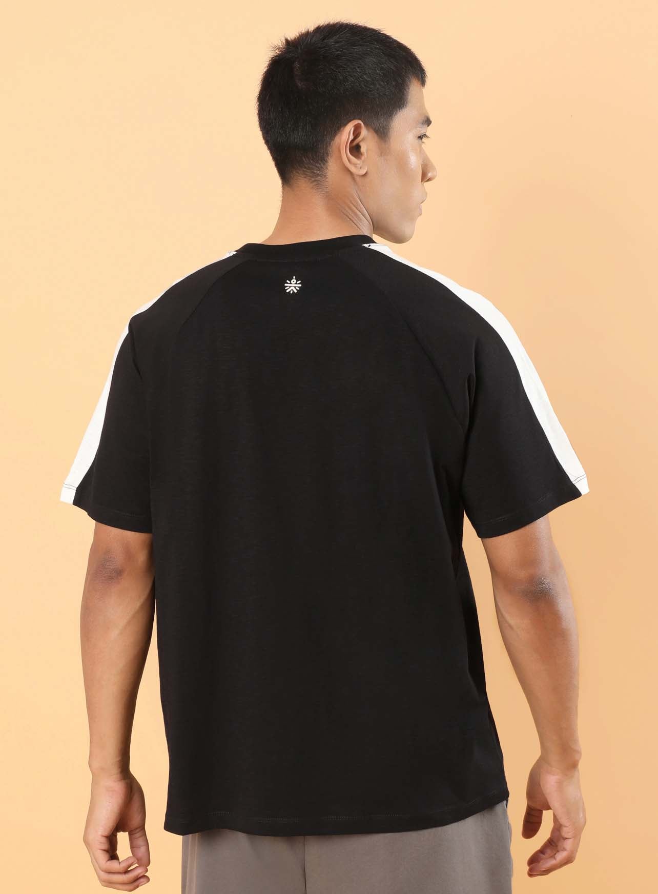 Men's Black Community Sports Relaxed fit T-shirt