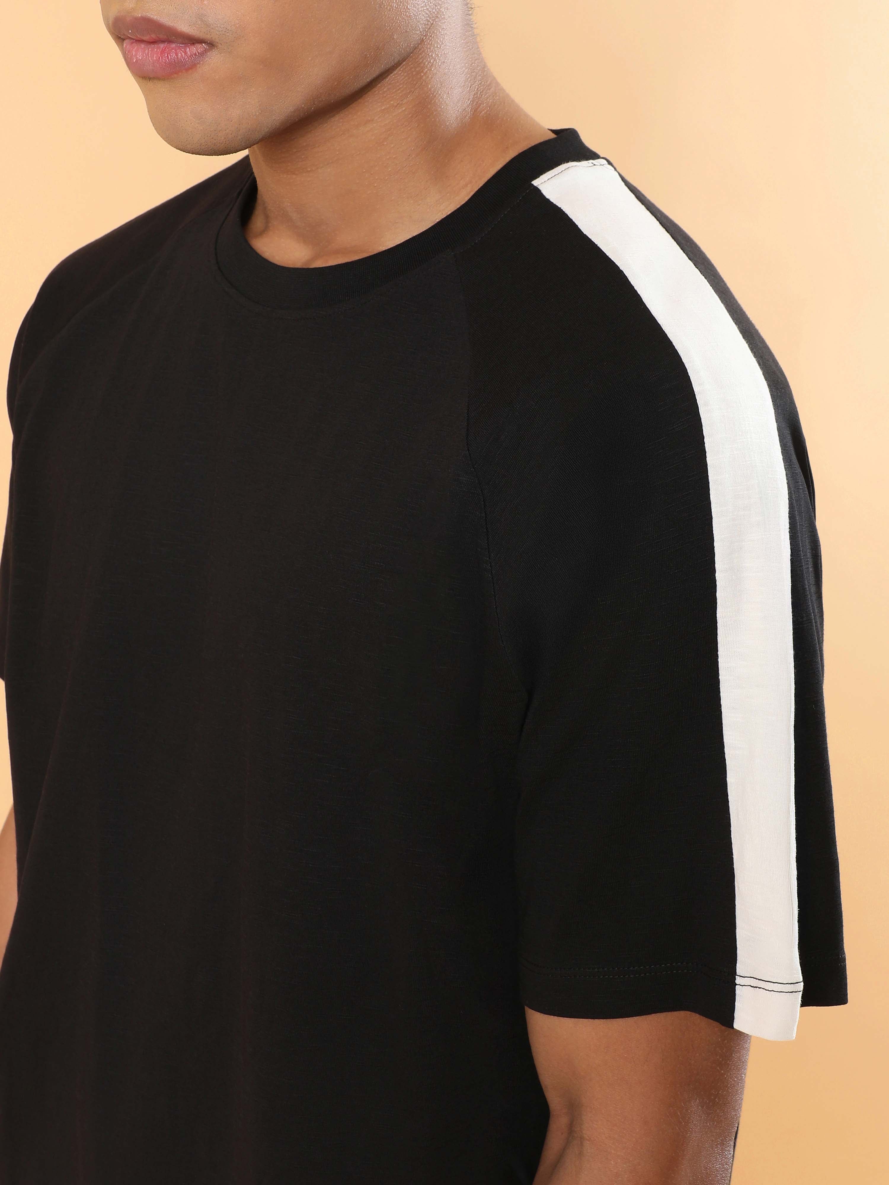 Men's Black Community Sports Relaxed fit T-shirt