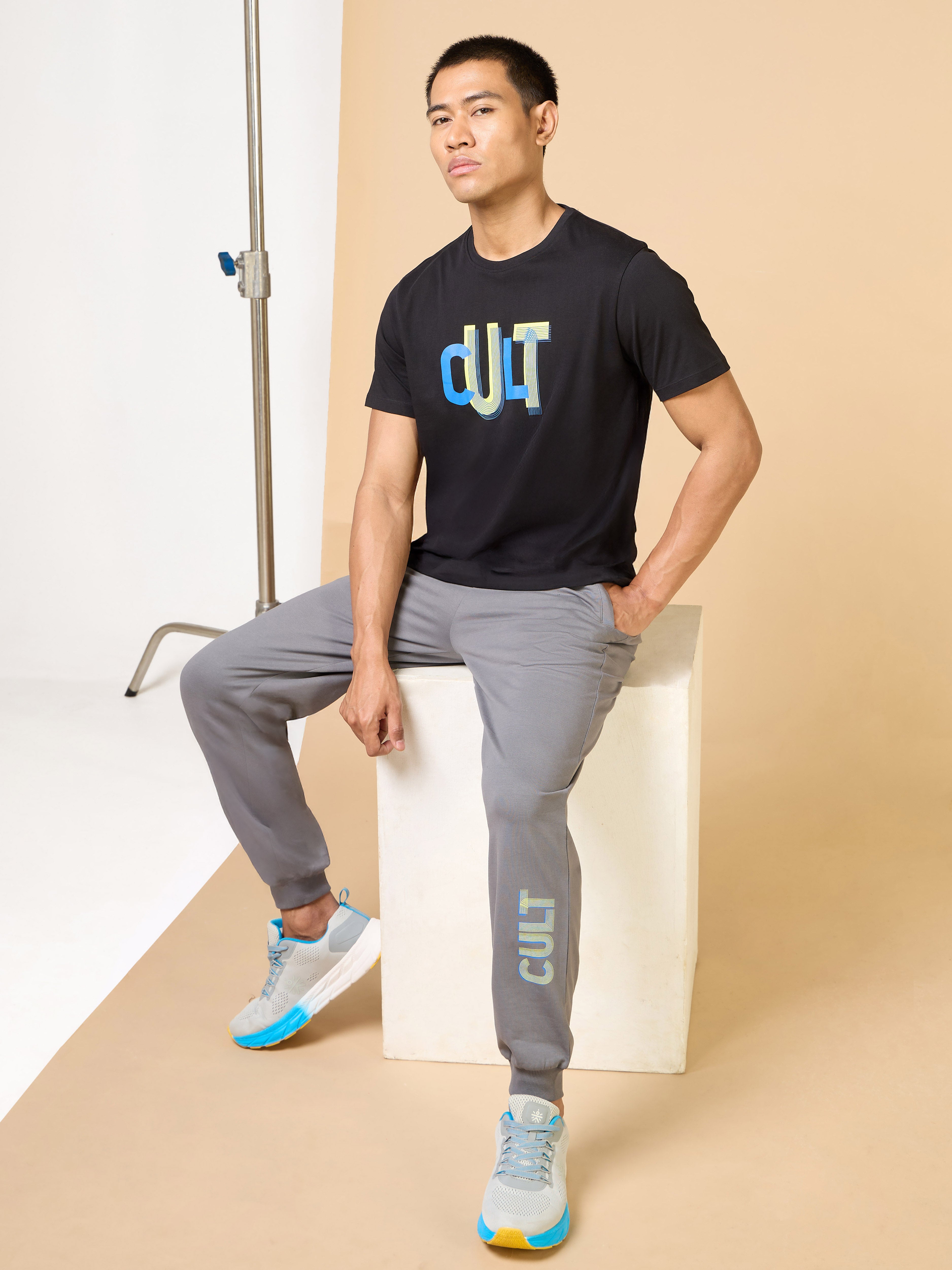 Men's Black Cult Brand Carrier T-shirt