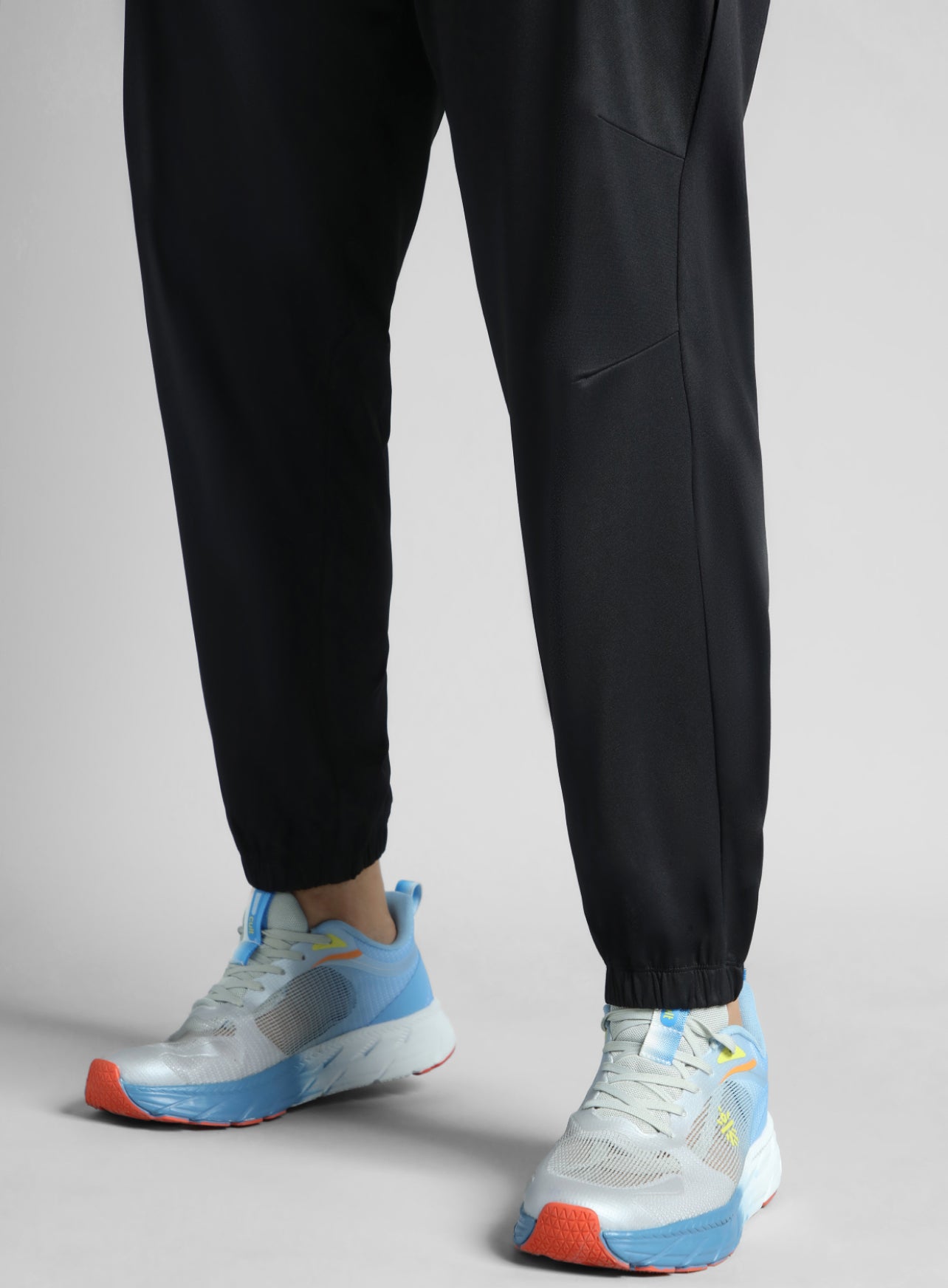 Men's Black Plus Size Night Joggers