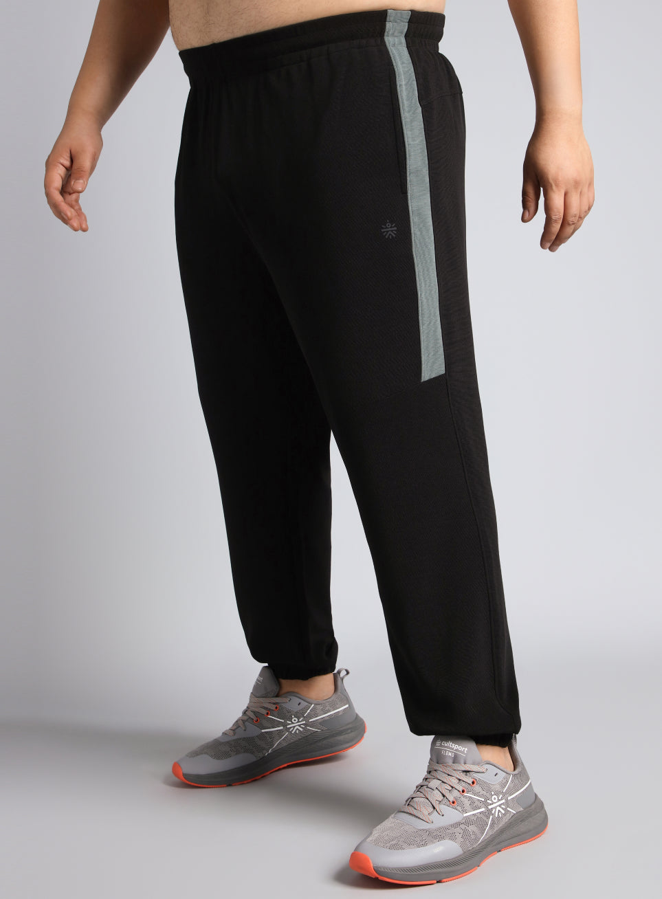 Men's Black Plus Size Training Joggers