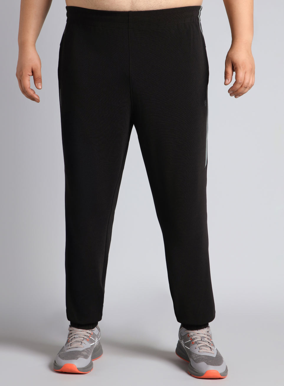 Men's Black Plus Size Training Joggers