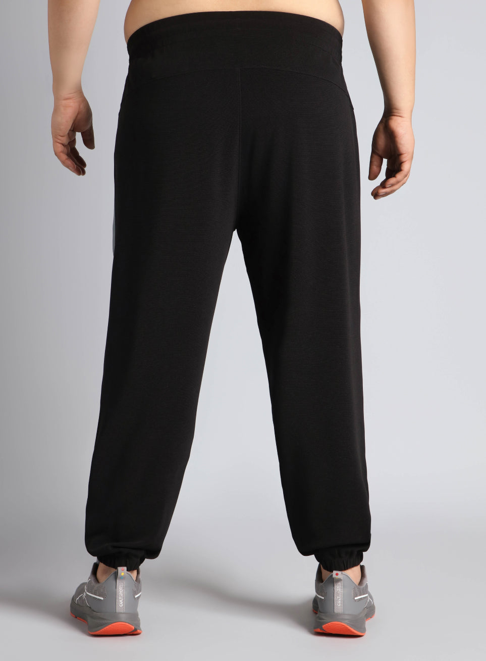 Men's Black Plus Size Training Joggers
