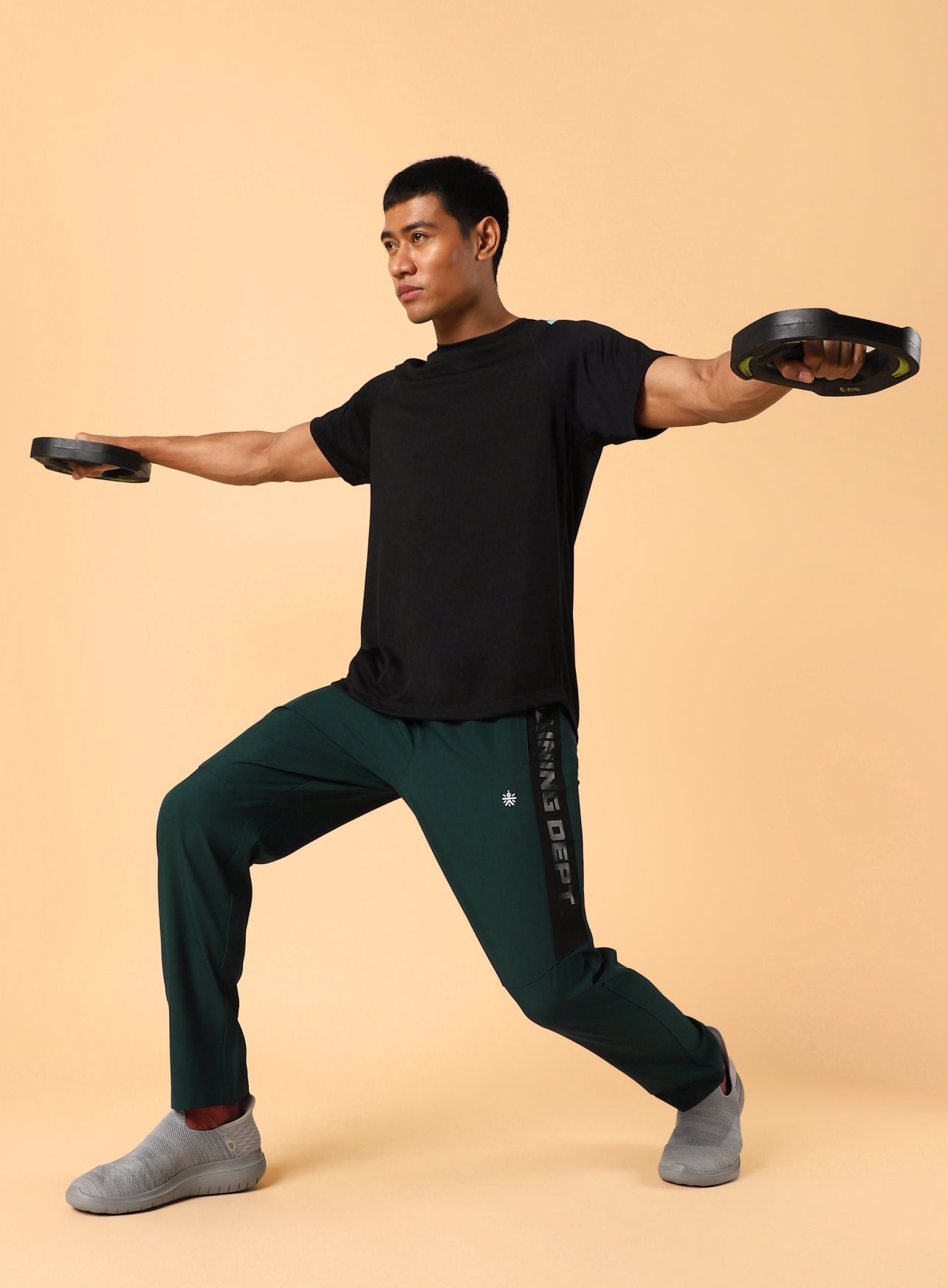 Men's Dark Green Training Department Trackpants