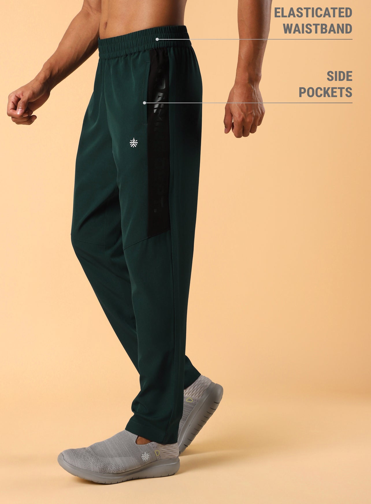 Men's Dark Green Training Department Trackpants