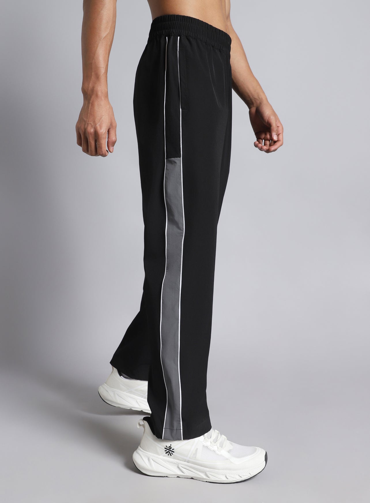 Men's Black Active Day Out Trackpants