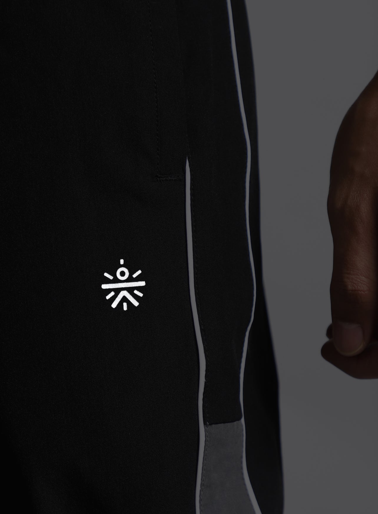 Men's Black Active Day Out Trackpants