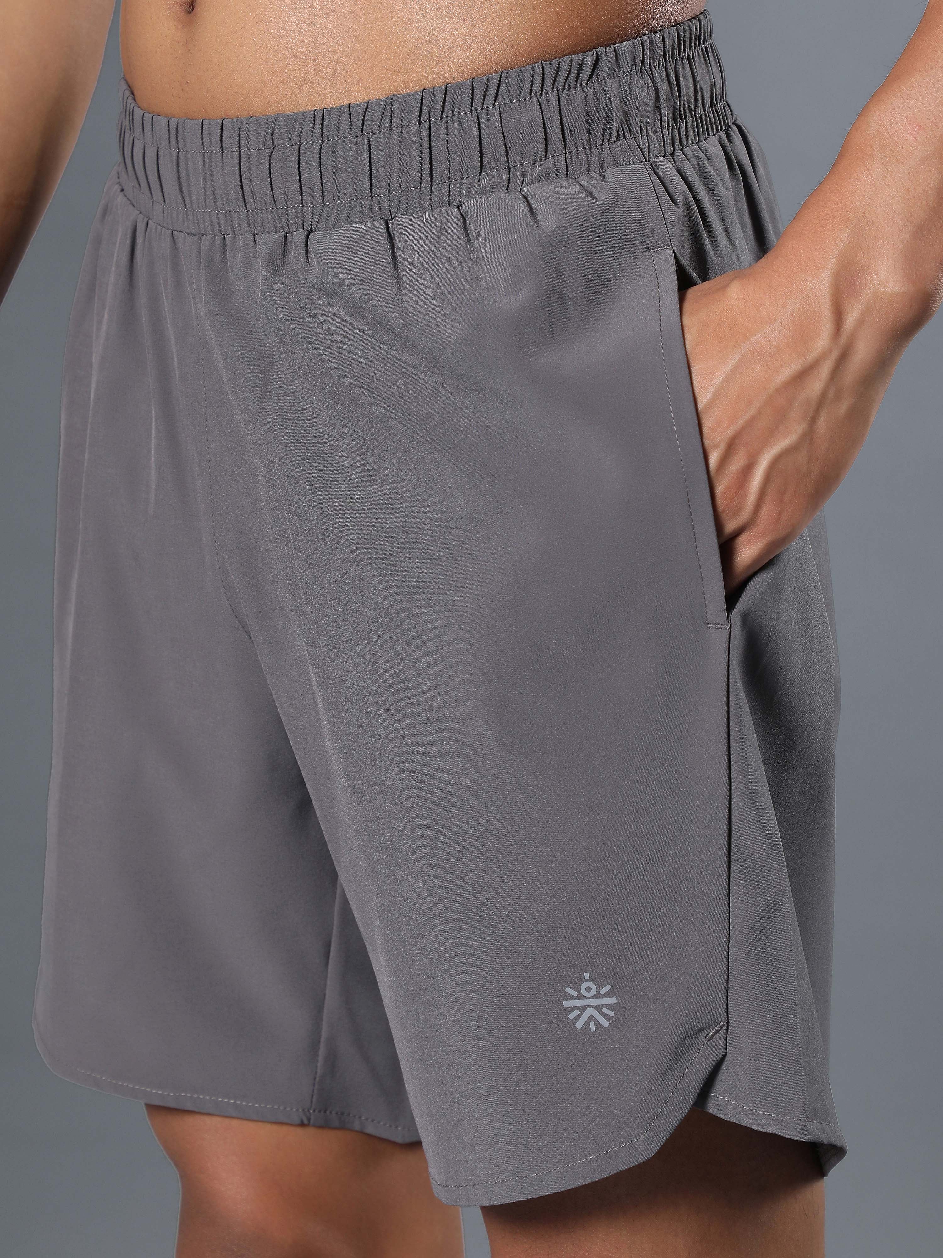Men's Dark Grey Iconic Runner's Shorts