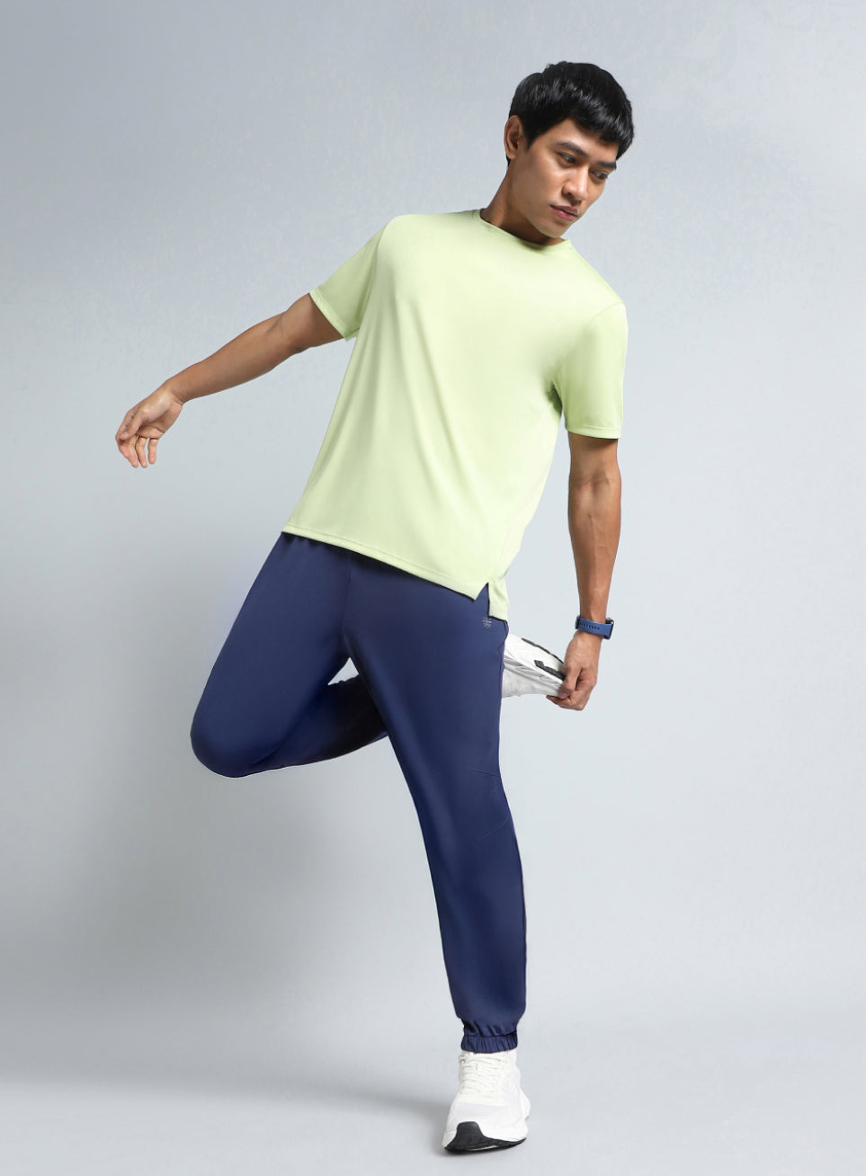 Men's Navy Running Essential Joggers