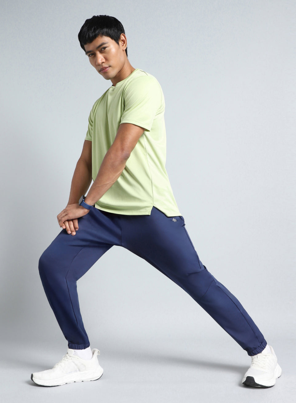 Men's Navy Running Essential Joggers