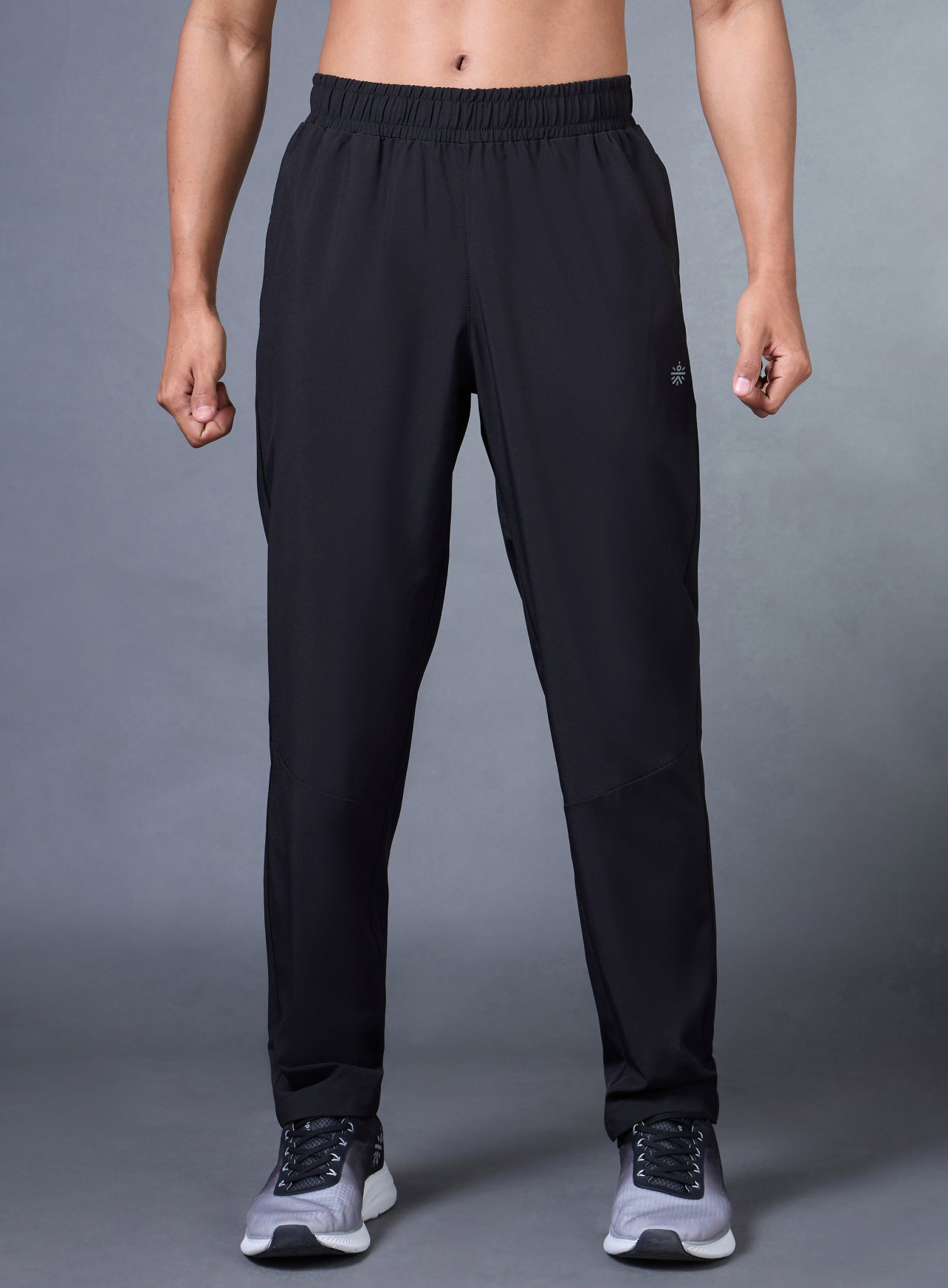 Men's Black Night Run Trackpants