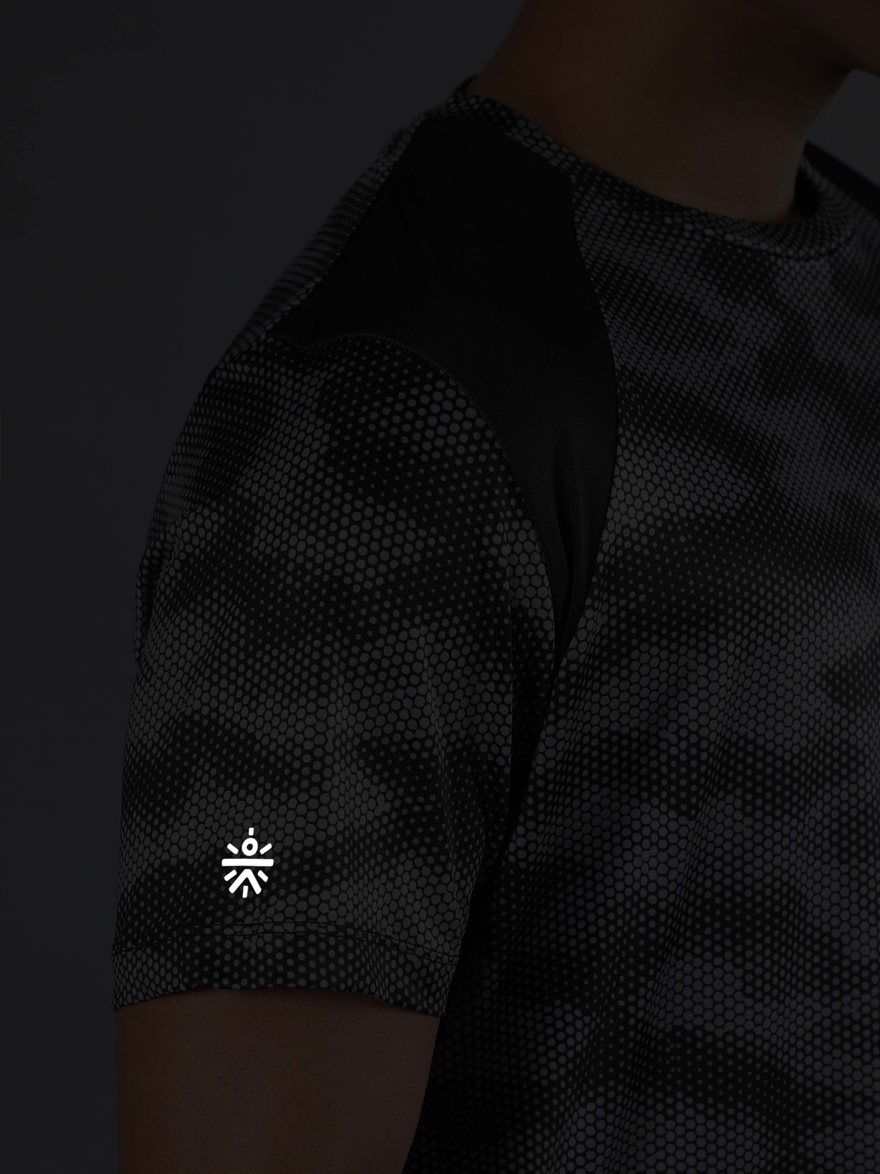 Men's Black Landscape Camo Run T-shirt