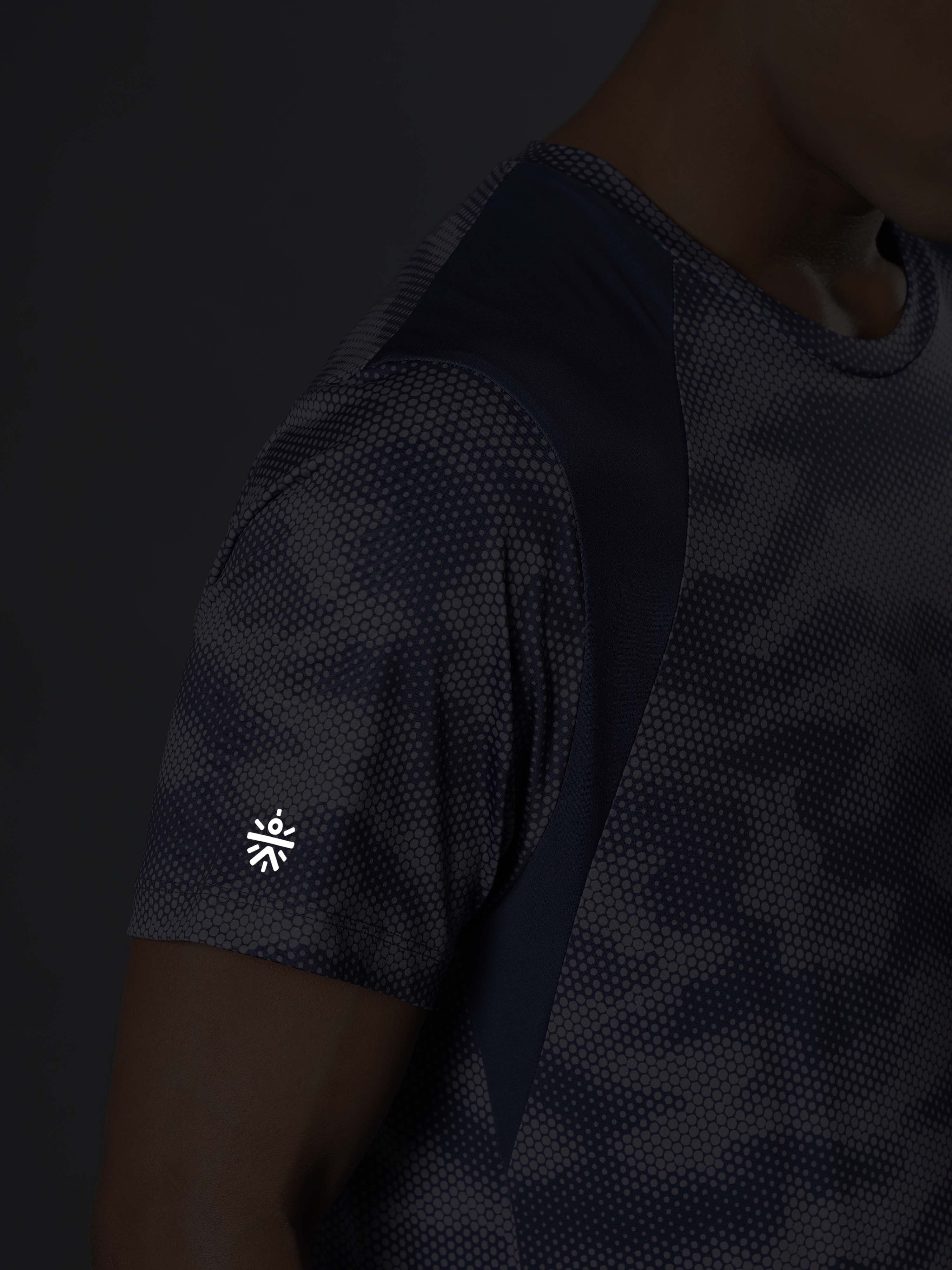 Men's Purple Landscape Camo Run T-shirt