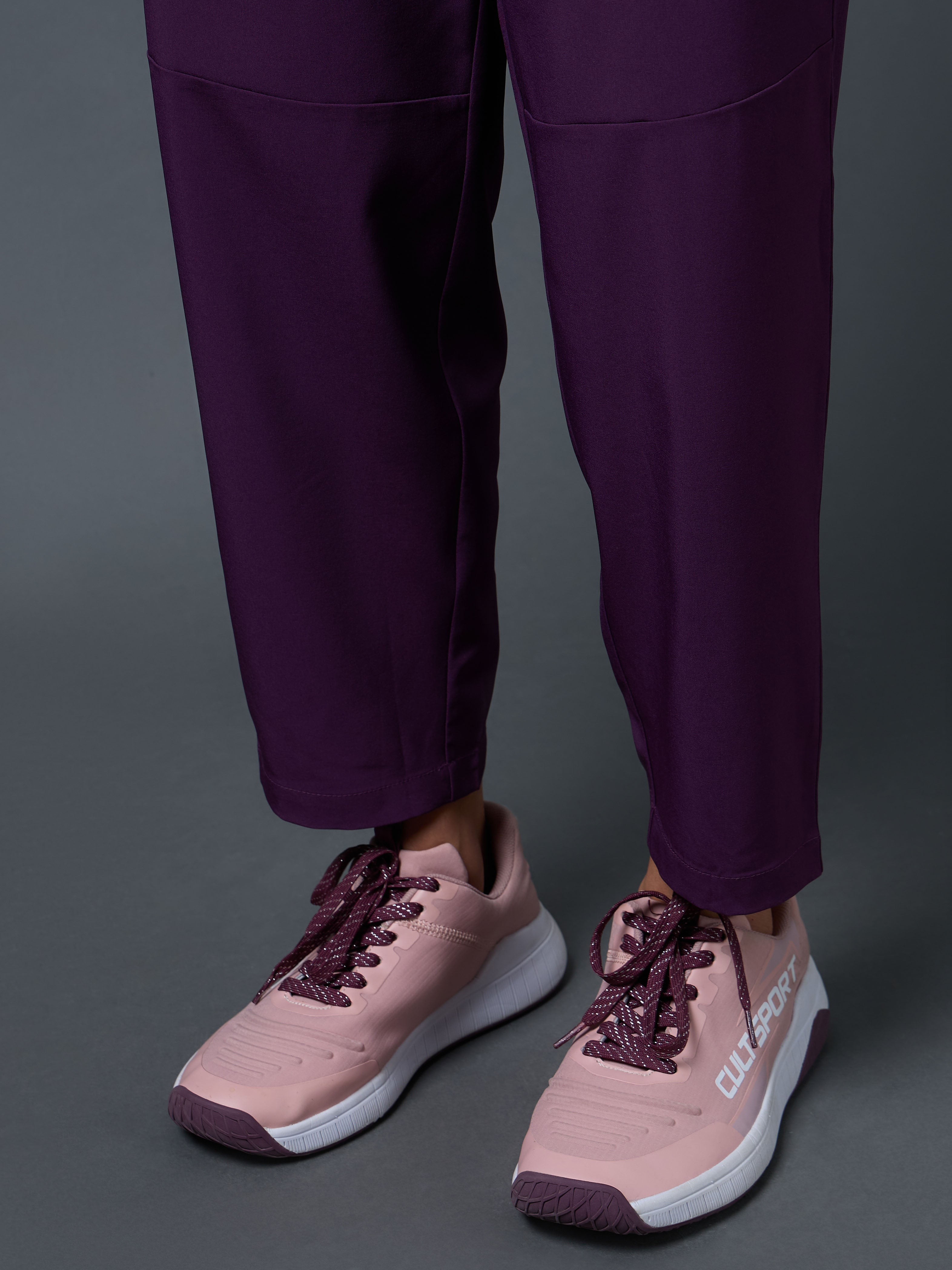 Women's Purple Night Run Trackpants