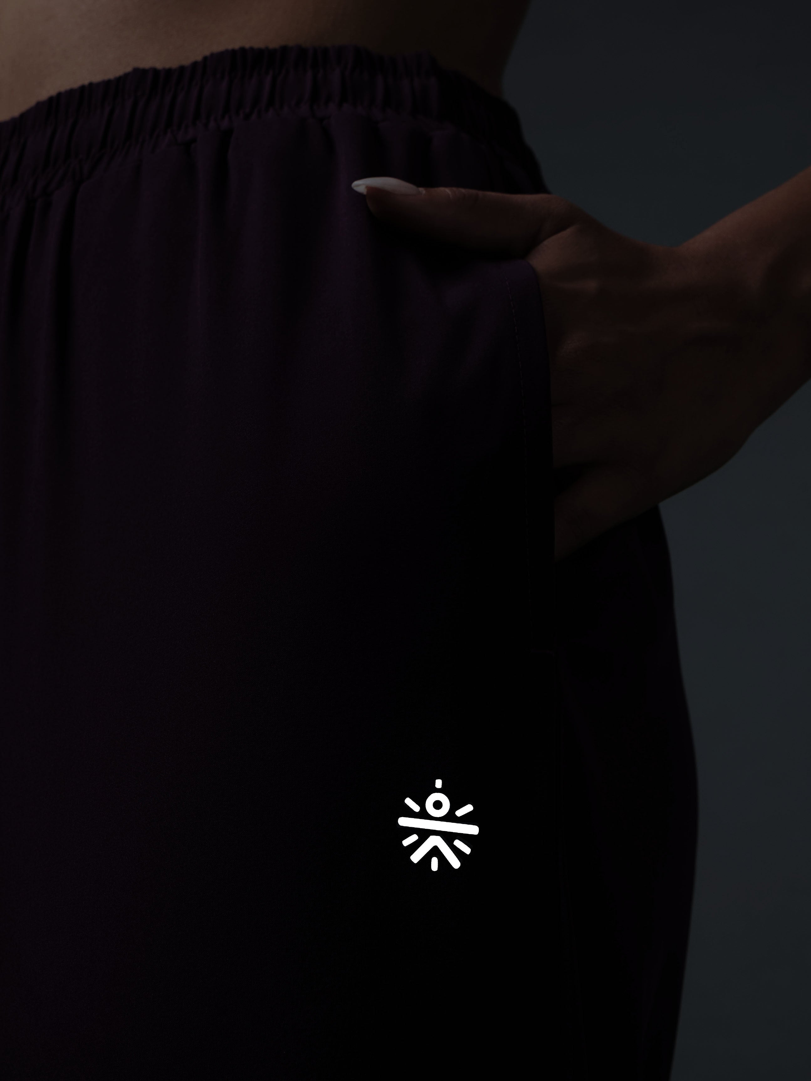 Women's Purple Night Run Trackpants