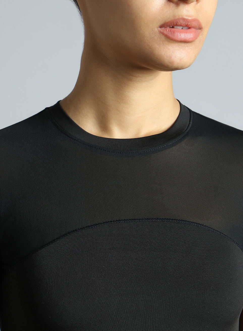 Women's Black True Performance Sculpted Slim Fit T-shirt